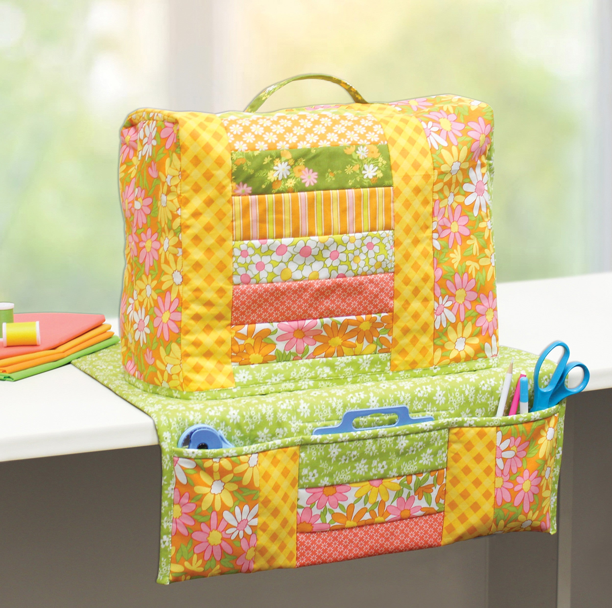 Quilt As You Go Sewing Machine Cover/Caddy from June Tailor Inc
