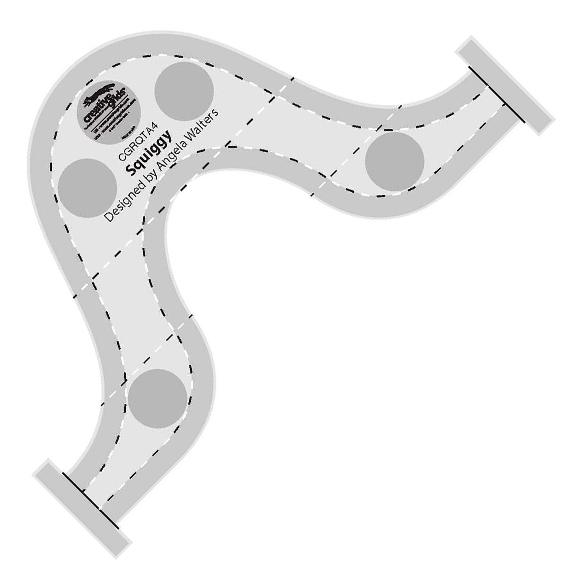 Creative Grids Machine Quilting Tool - Squiggy (CGRQTA4)