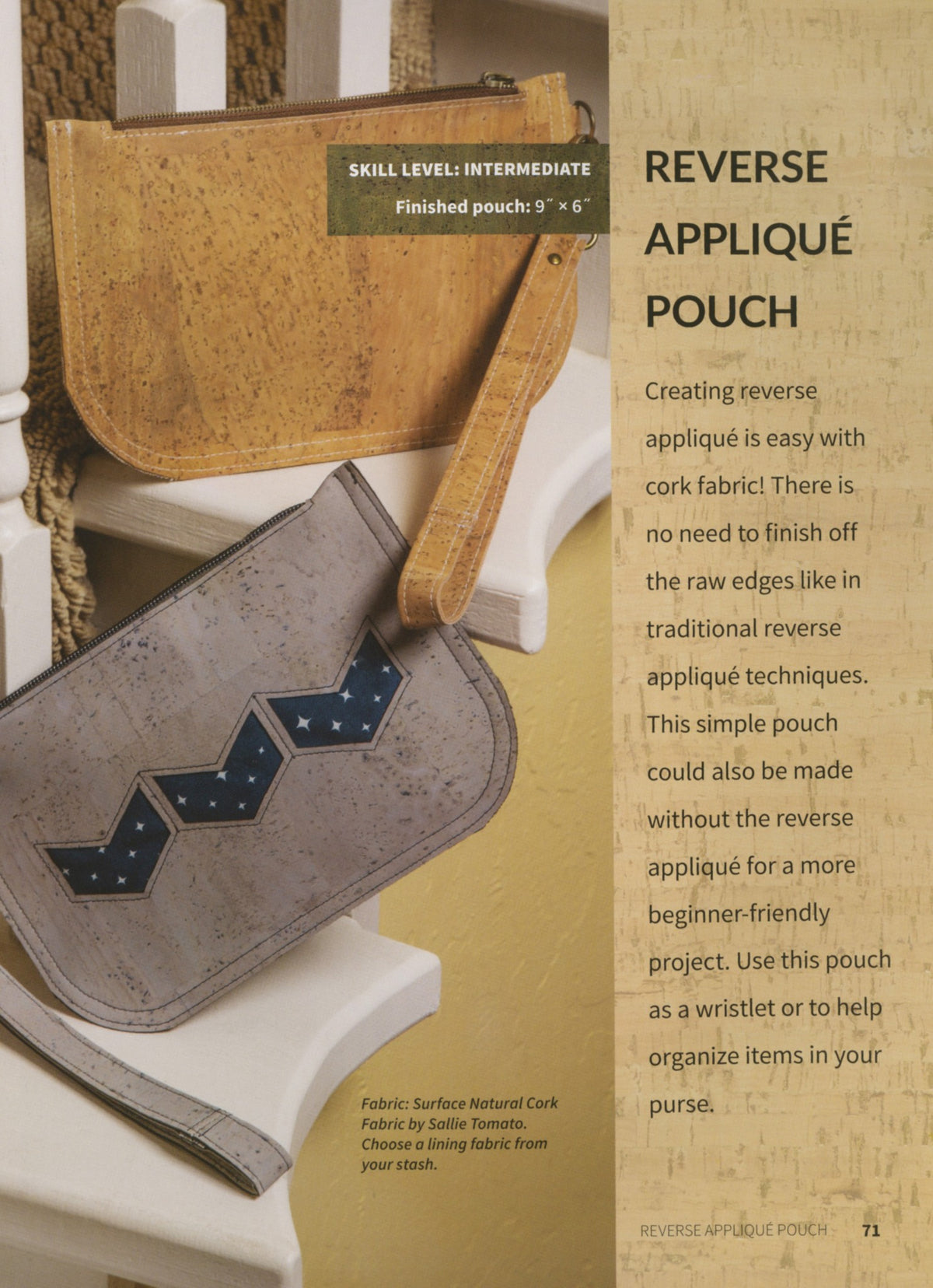Create With Cork Fabric by Jessica Sallie Kapitanski for Stash Books