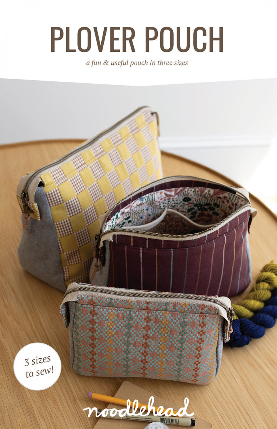 Plover Pouch Sewing Pattern by Anna Graham for Noodlehead