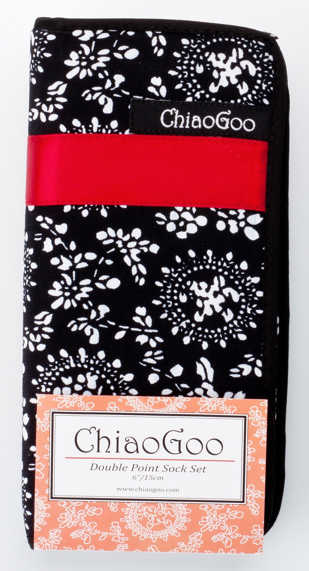 ChiaoGoo Stainless Steel Double Point 6 Inch (15 cm) Sock Set 6 Sizes US- (2 mm) - US-3 (3.25 mm)