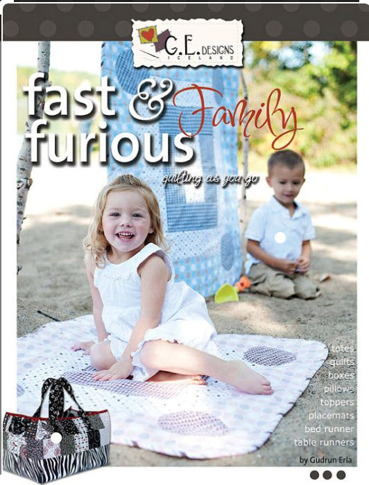 Fast & Furious Family Quilt Pattern Book by Gudrun Erla of G.E. Designs - Dings & Dents