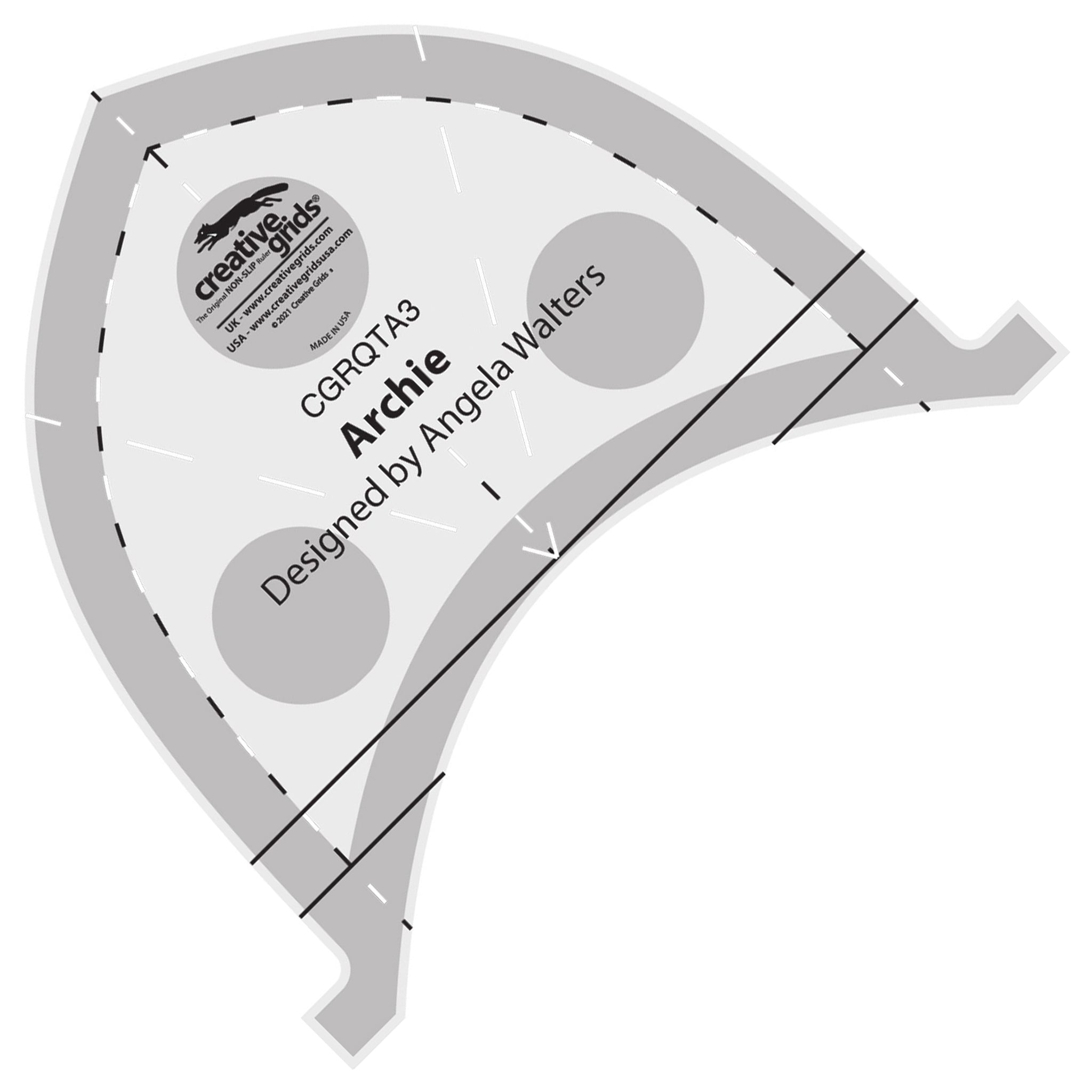 Creative Grids Machine Quilting Tool - Archie (CGRQTA3)