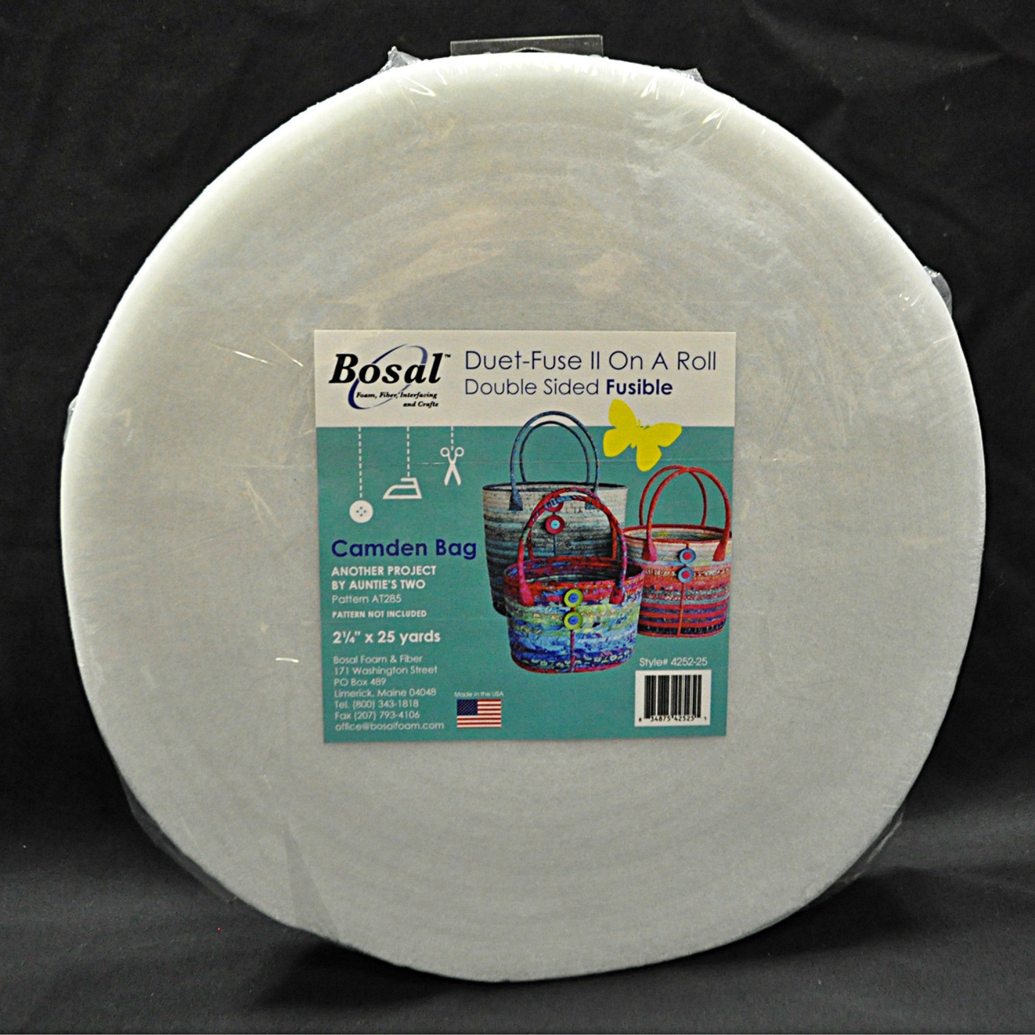 Duet Fuse Ii Double Sided Fusible Batting Camden Bag Precut by from Bosal Foam & Fiber