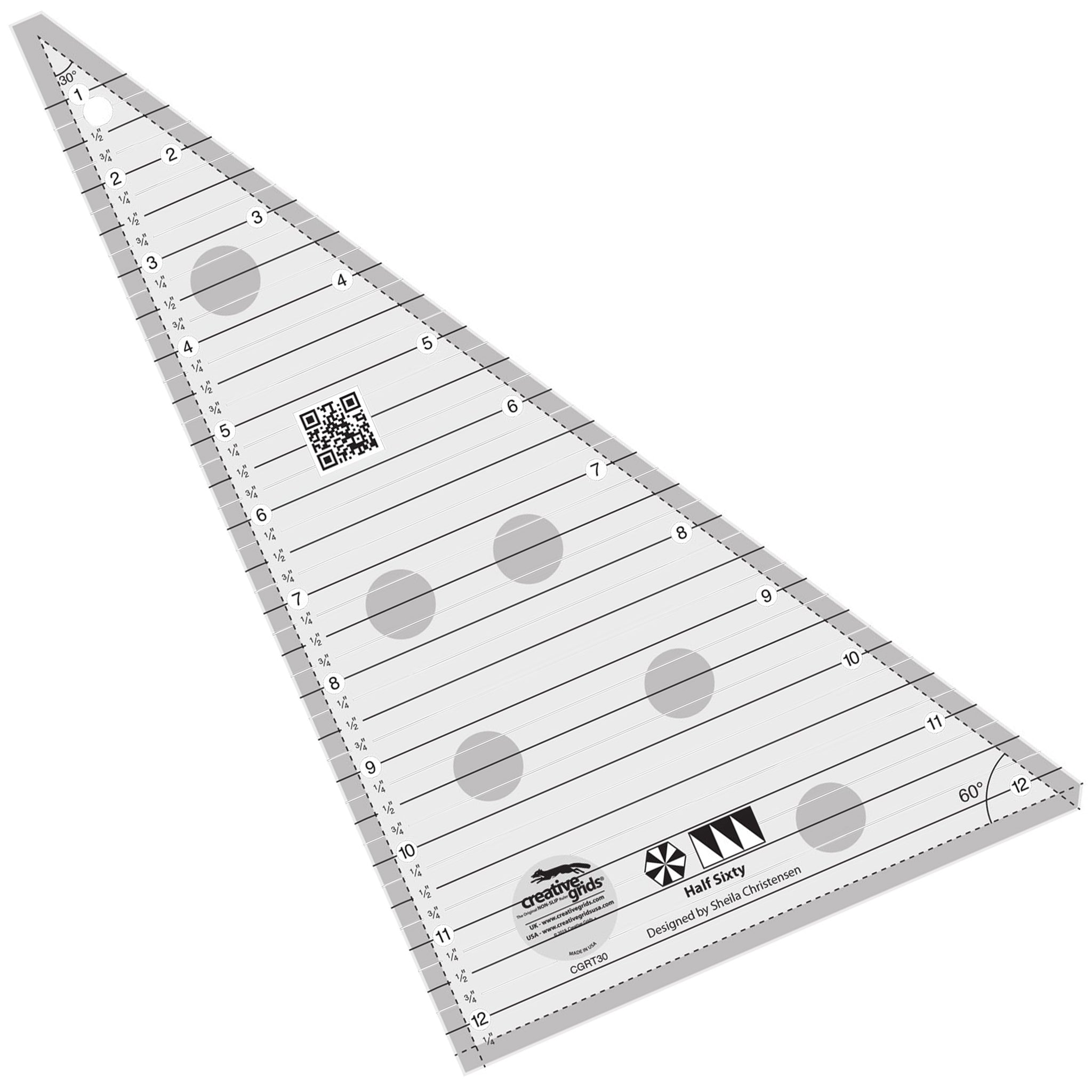 60 Degree Triangle Ruler - Quilters Select