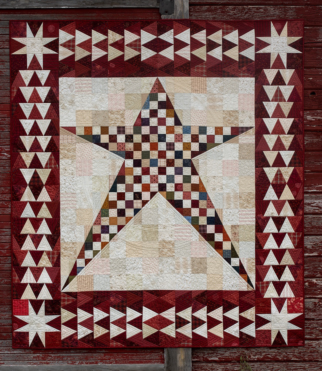 Stellar Garden Quilt Pattern Book by Janet Nesbitt of One Sister Designs