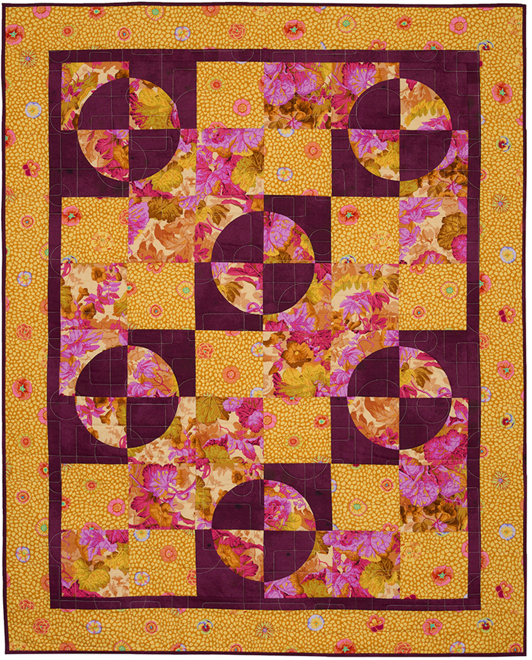 Curve Appeal with 3-Yard Quilts by Max Cox for Fabric Cafe