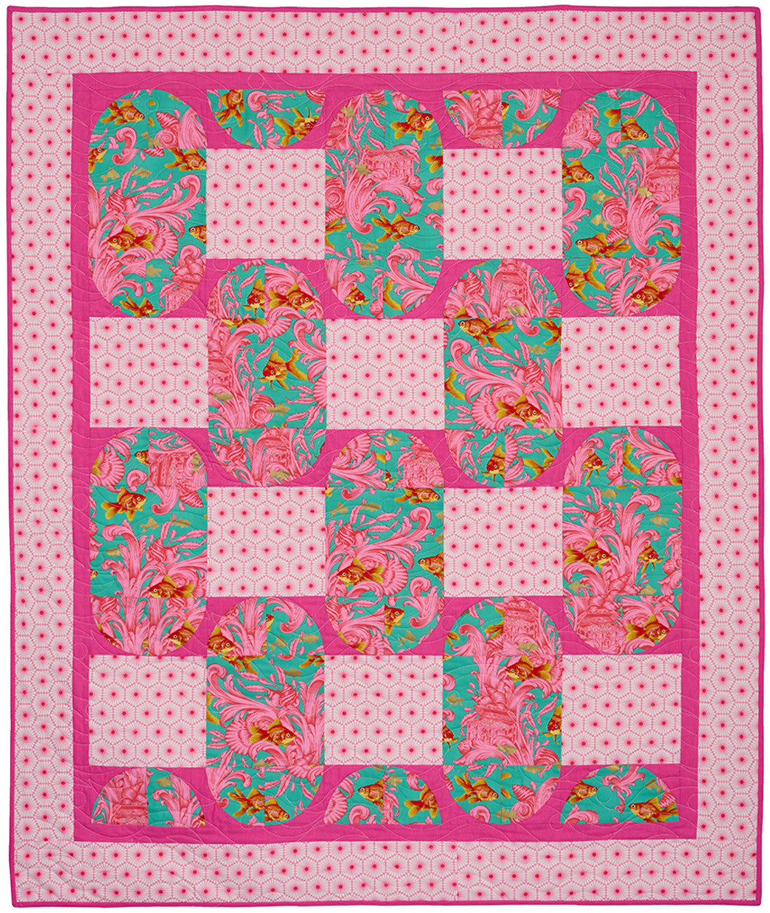 Curve Appeal with 3-Yard Quilts by Max Cox for Fabric Cafe