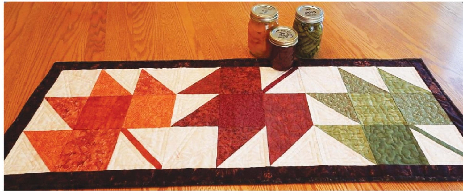 Seasonal Runner - Fall Quilt Pattern by Kris Holderness for Cut Loose Press