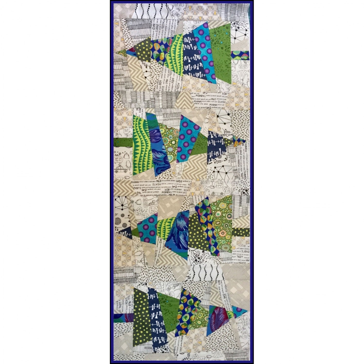 Crazy Christmas Trees Quilt Pattern by Karla Alexander for Cut Loose Press