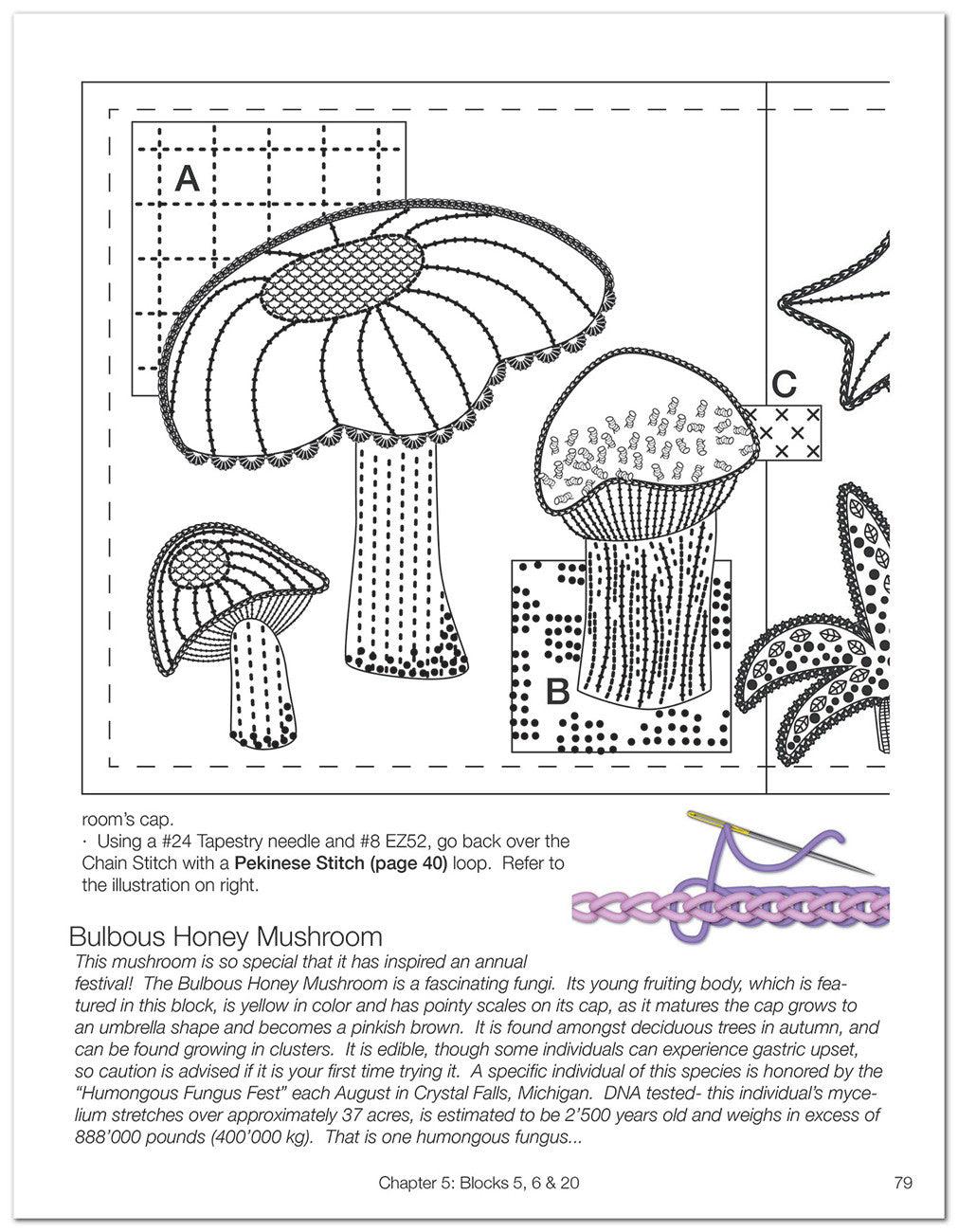 Truffle Duffel Applique, Embroidery, and Quilt Pattern Book by Sue Spargo of Folk Art Quilts