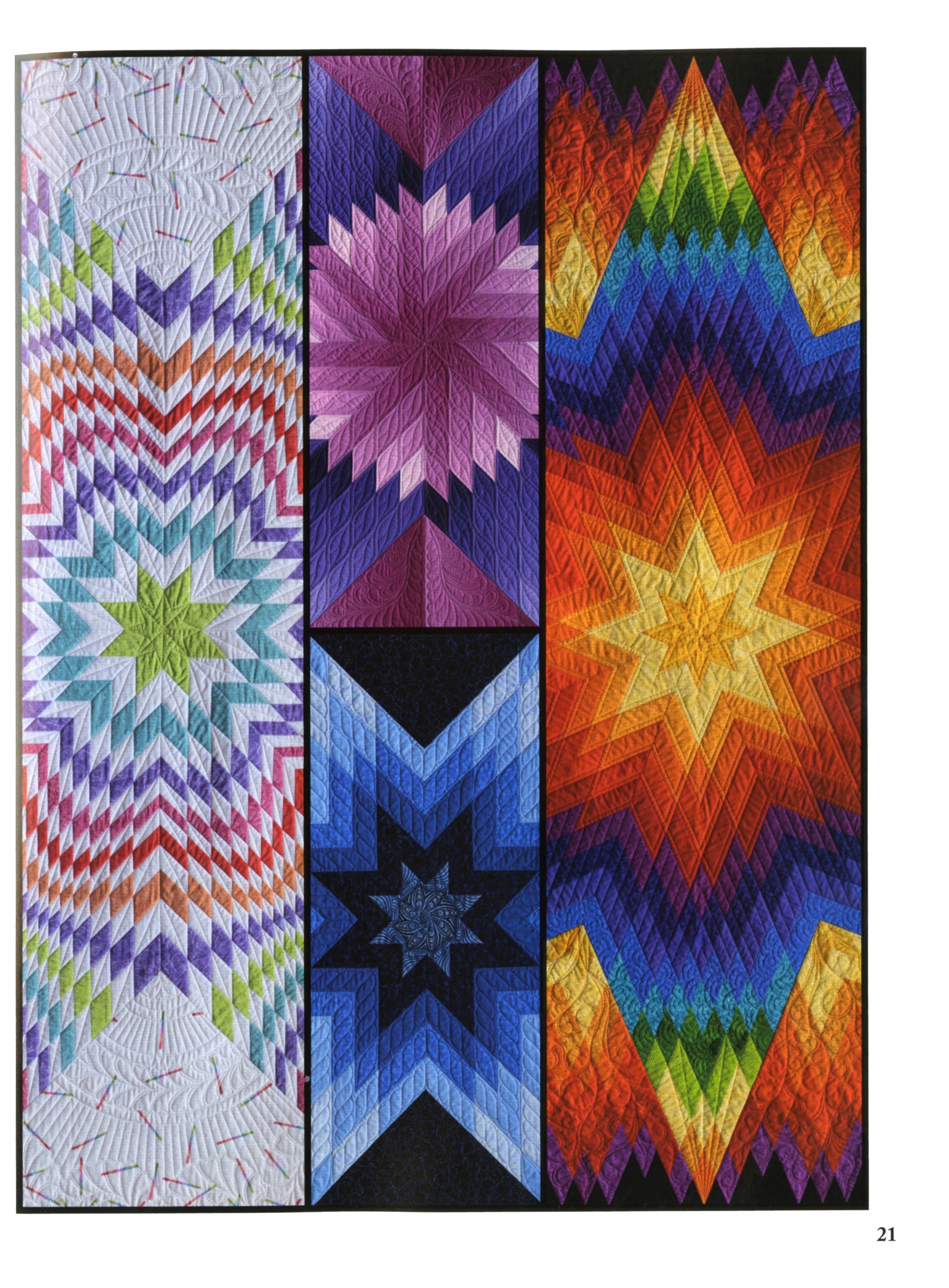 Singular Stars Lone Star Quilts Pattern Book by Judy Martin for Crosley-Griffith Publishing - Dings & Dents