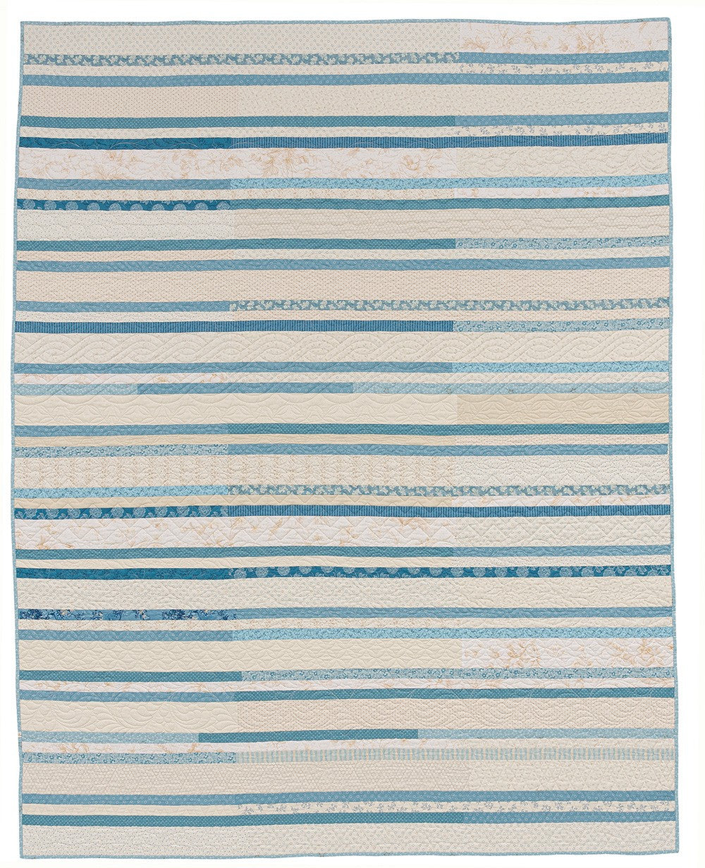 A Season in Blue Quilt Pattern Book by Edyta Sitar of Laundry Basket Quilts