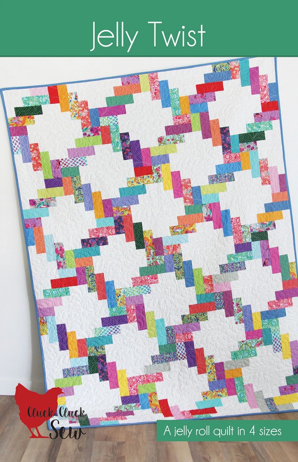 Jelly Twist Quilt Pattern by Allison Harris for Cluck Cluck Sew