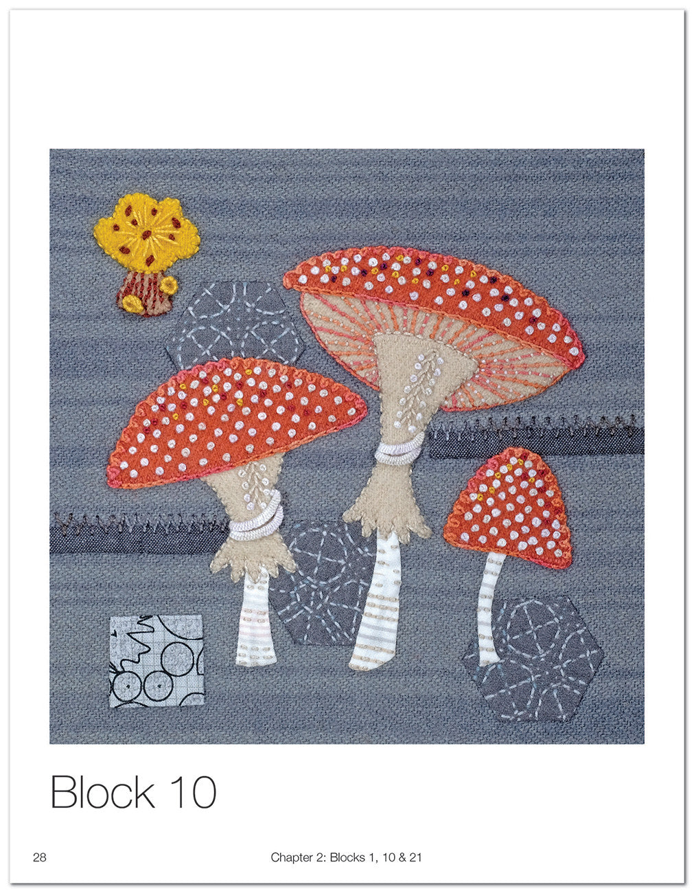 Truffle Duffel Applique, Embroidery, and Quilt Pattern Book by Sue Spargo of Folk Art Quilts