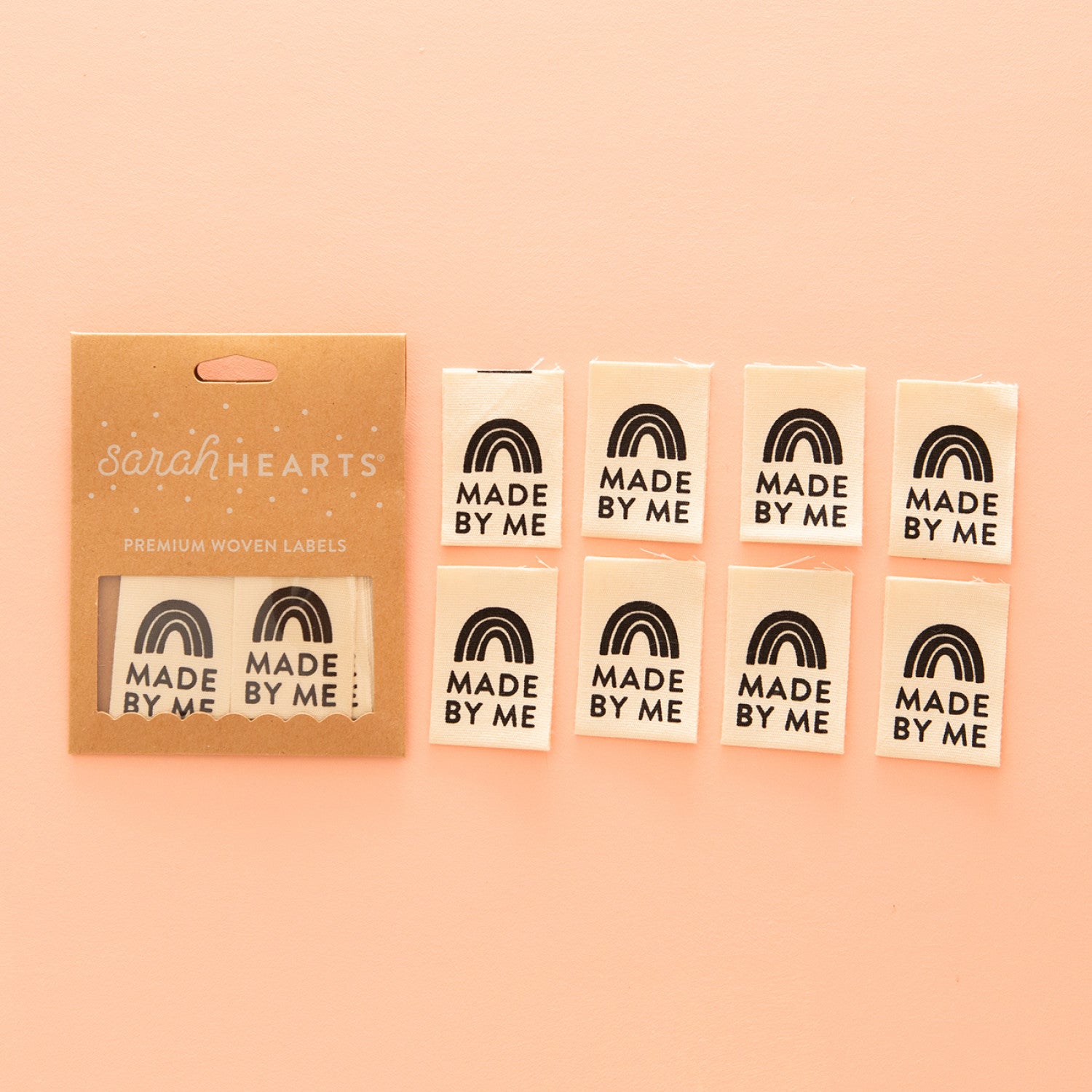 MADE BY ME Organic Cotton Label 8-Pack from Sarah Hearts