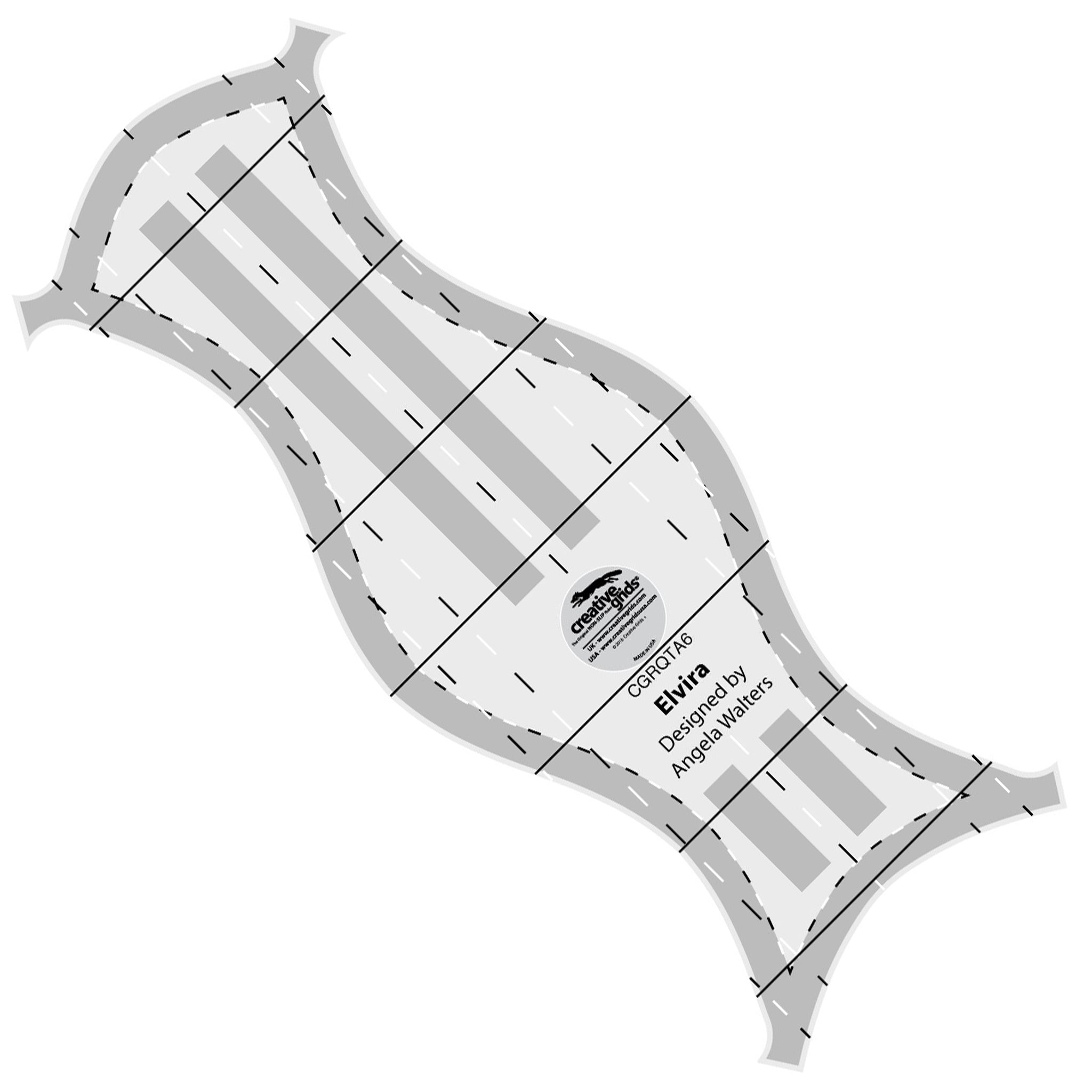 Creative Grids Machine Quilting Tool - Elvira (CGRQTA6)