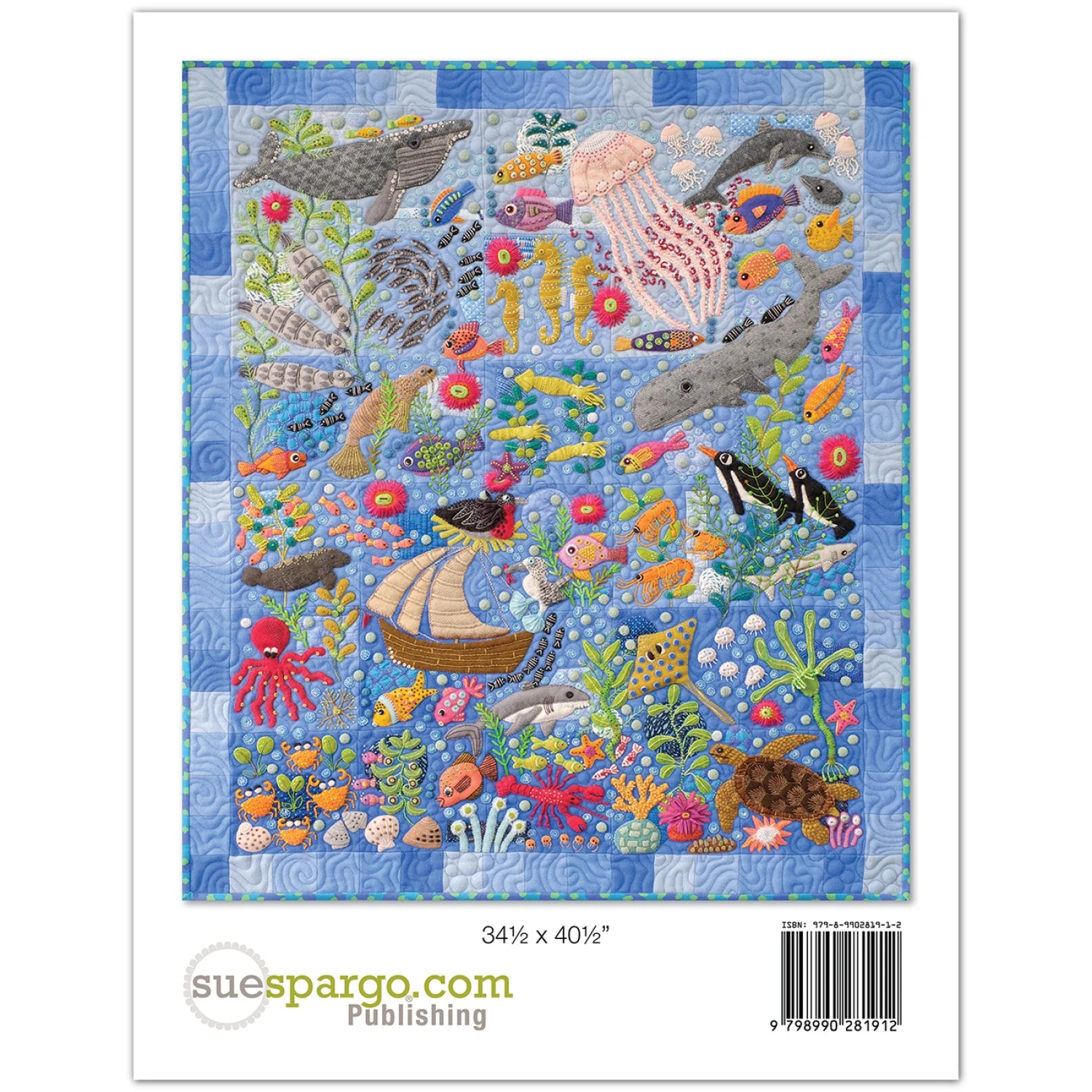 Trade Winds - Applique, Embroidery, and Quilt Pattern Book by Sue Spargo of Folk Art Quilts