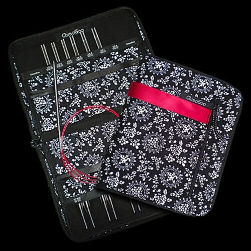 ChiaoGoo TWIST 5-Inch Red Lace Stainless Steel Interchangeable Knitting Needles - Complete Set