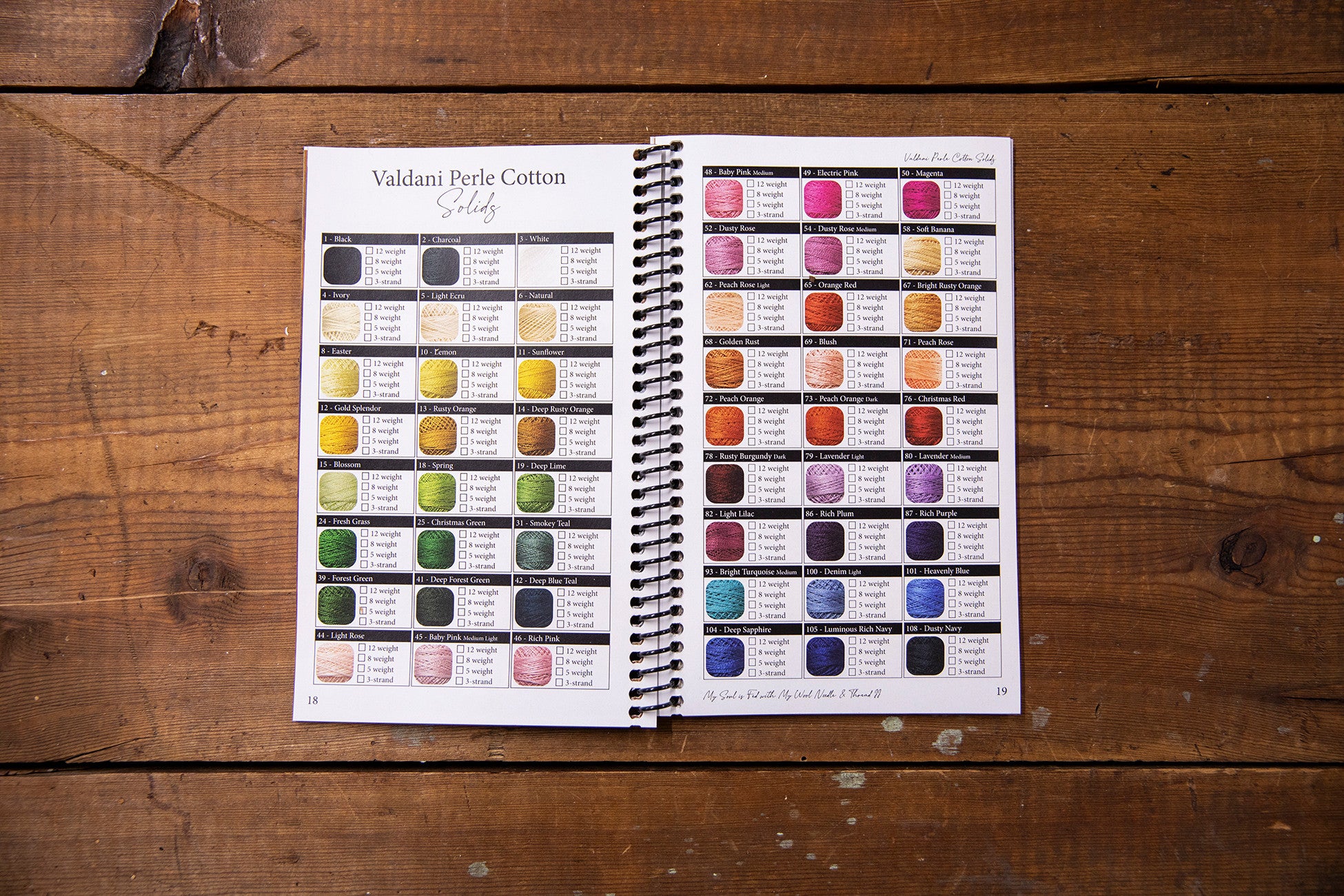 My Soul is Fed With My Wool Needle & Thread II Log Book by Lisa Bongean of Primitive Gatherings