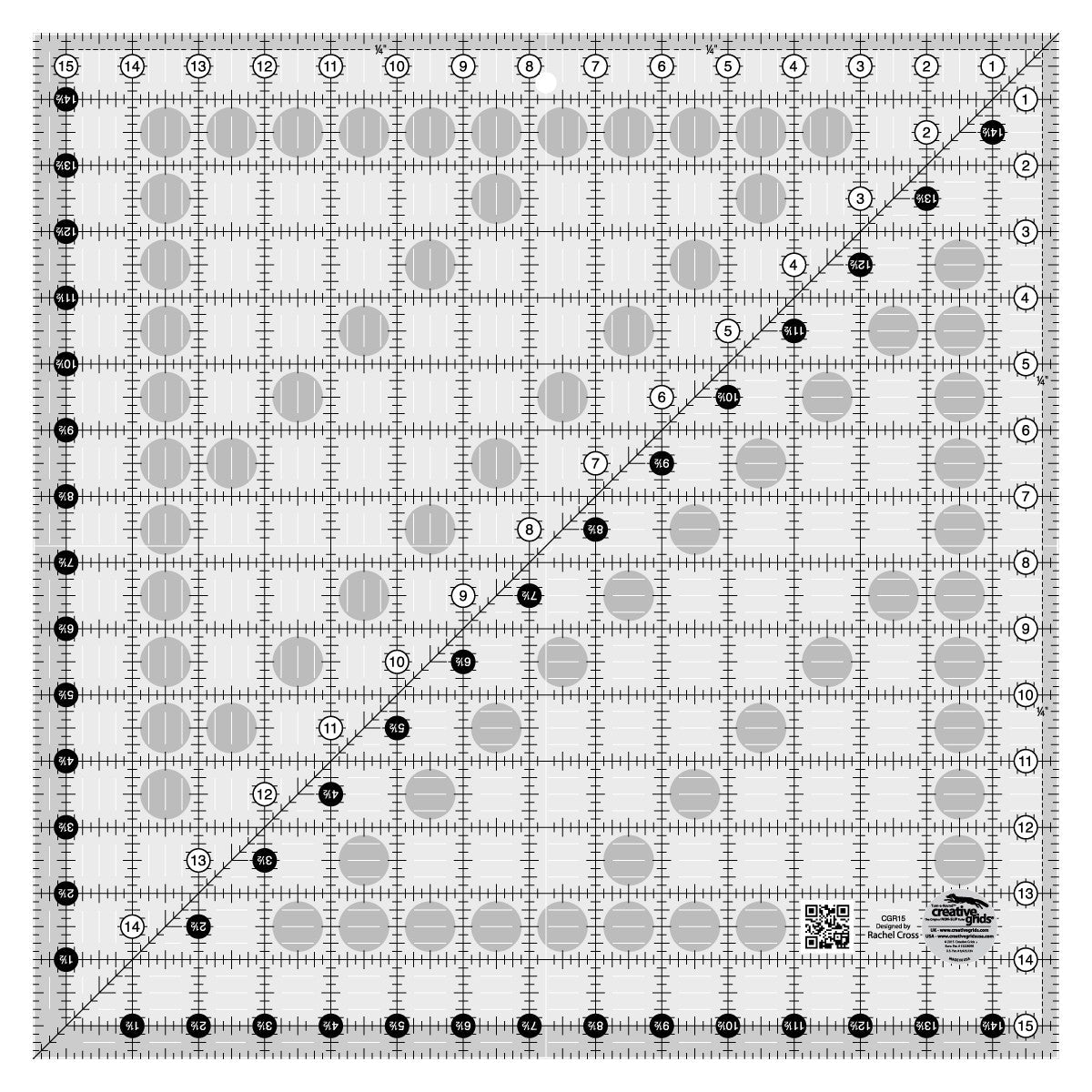 Creative Grids 15 1/2 Square Ruler