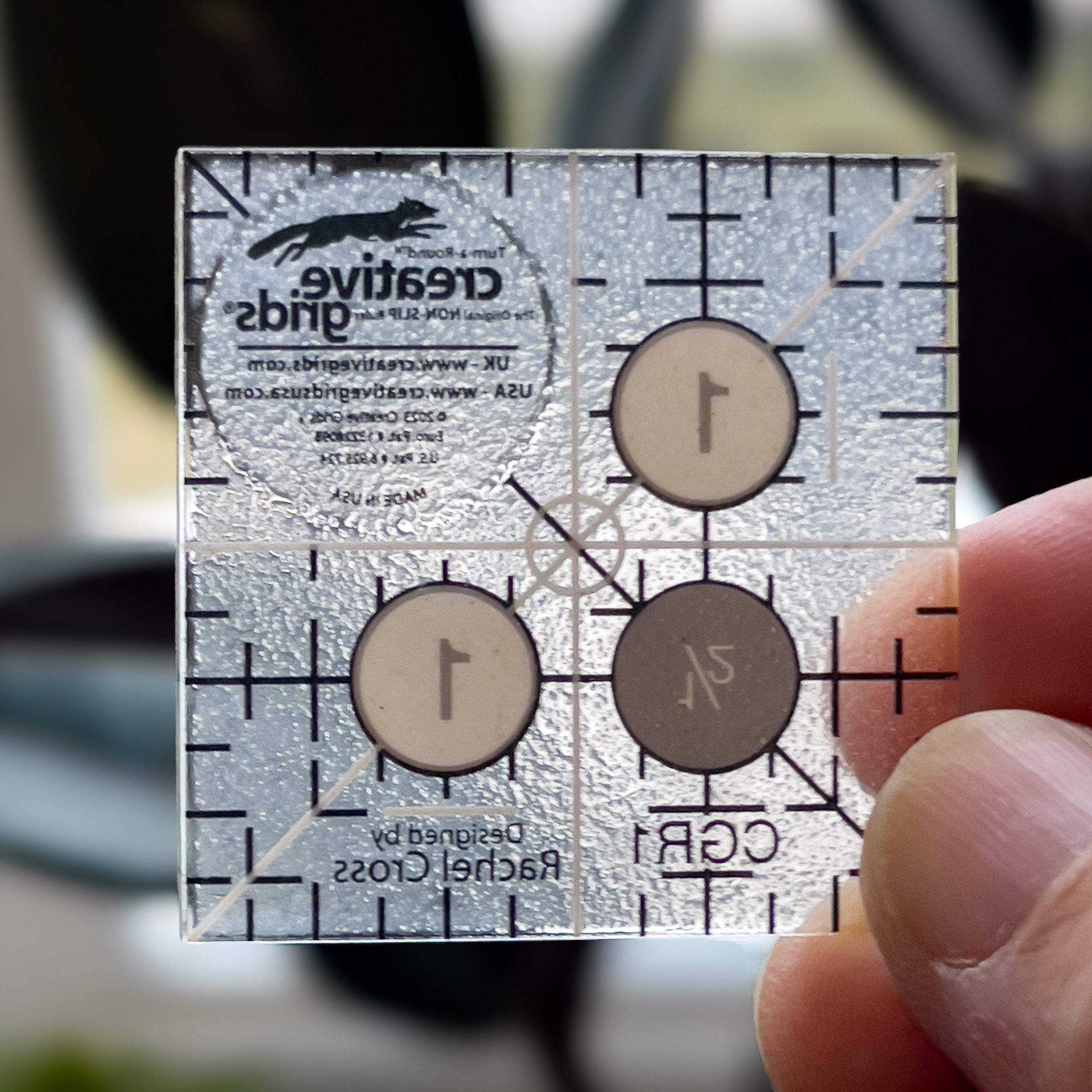 Creative Grids Quilt Ruler 1-1/2in Square (CGR1)