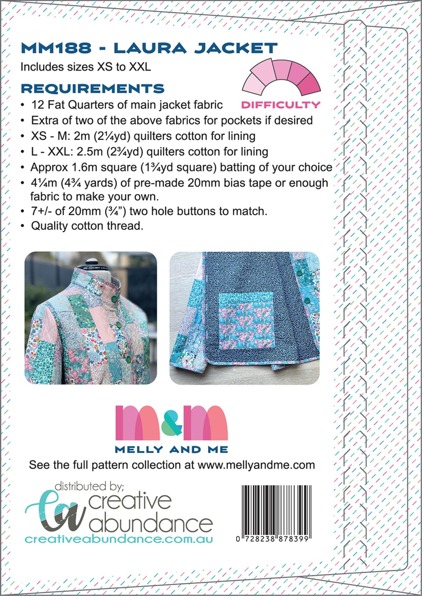 Laura Jacket Sewing Pattern from Melly & Me