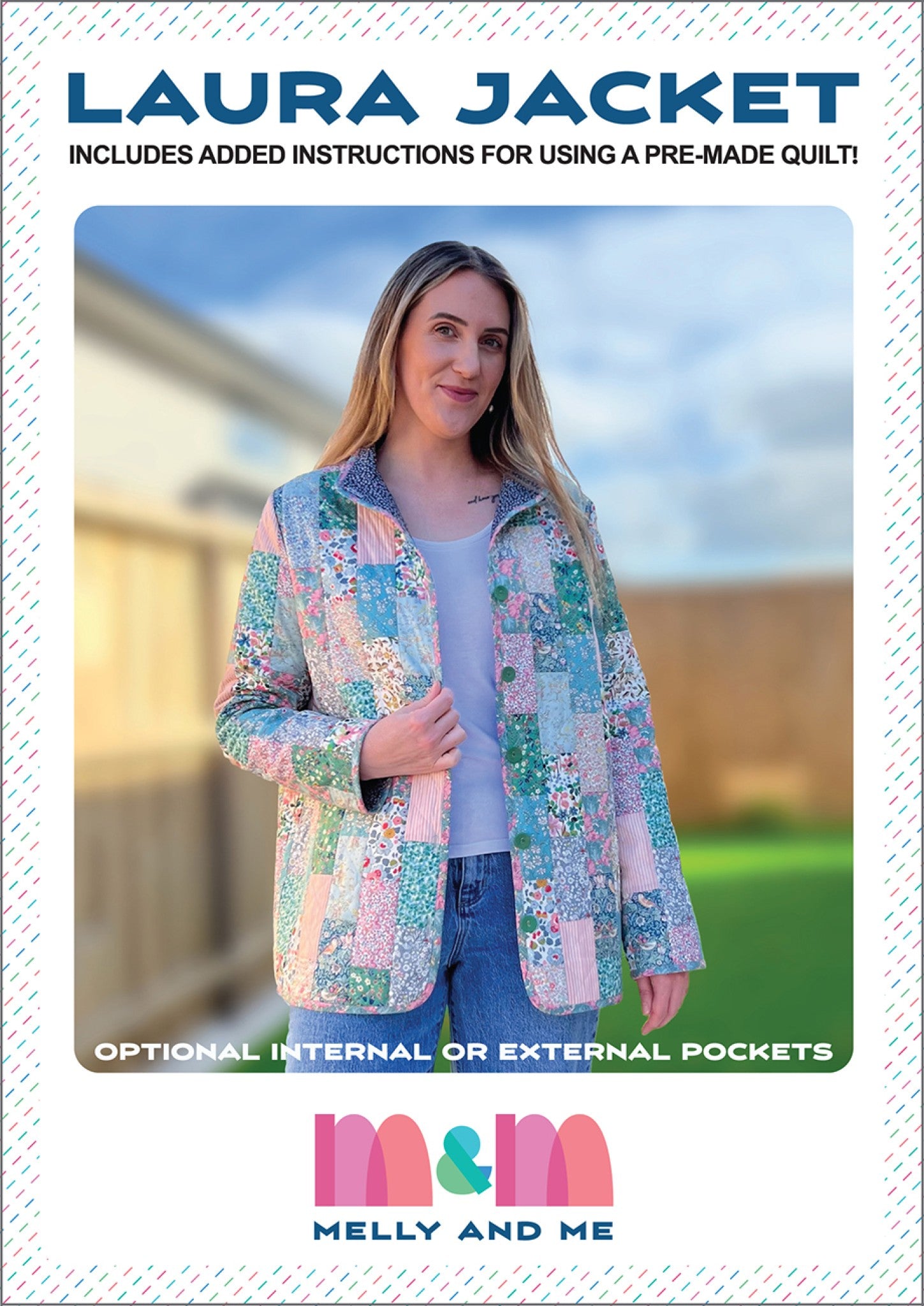 Laura Jacket Sewing Pattern from Melly & Me