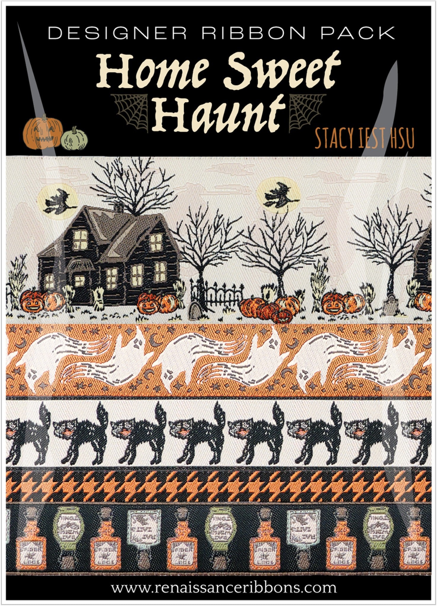 Home Sweet Haunt Designer Pack from Renaissance Ribbons Inc