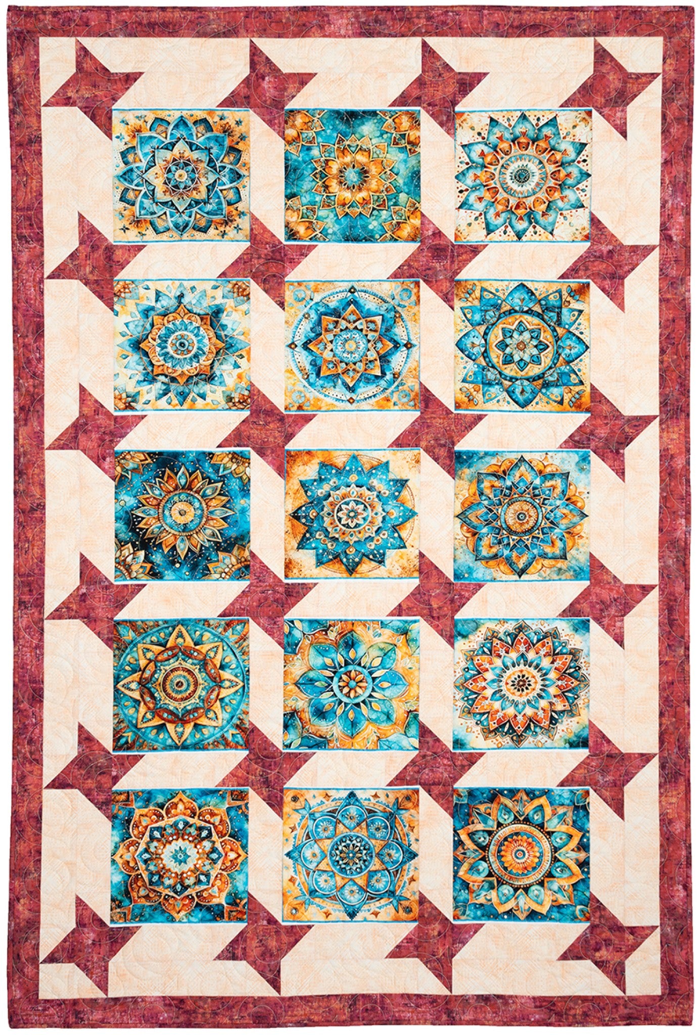 Panel Perfect 3-Yard Quilts by Fran Morgan for Fabric Cafe