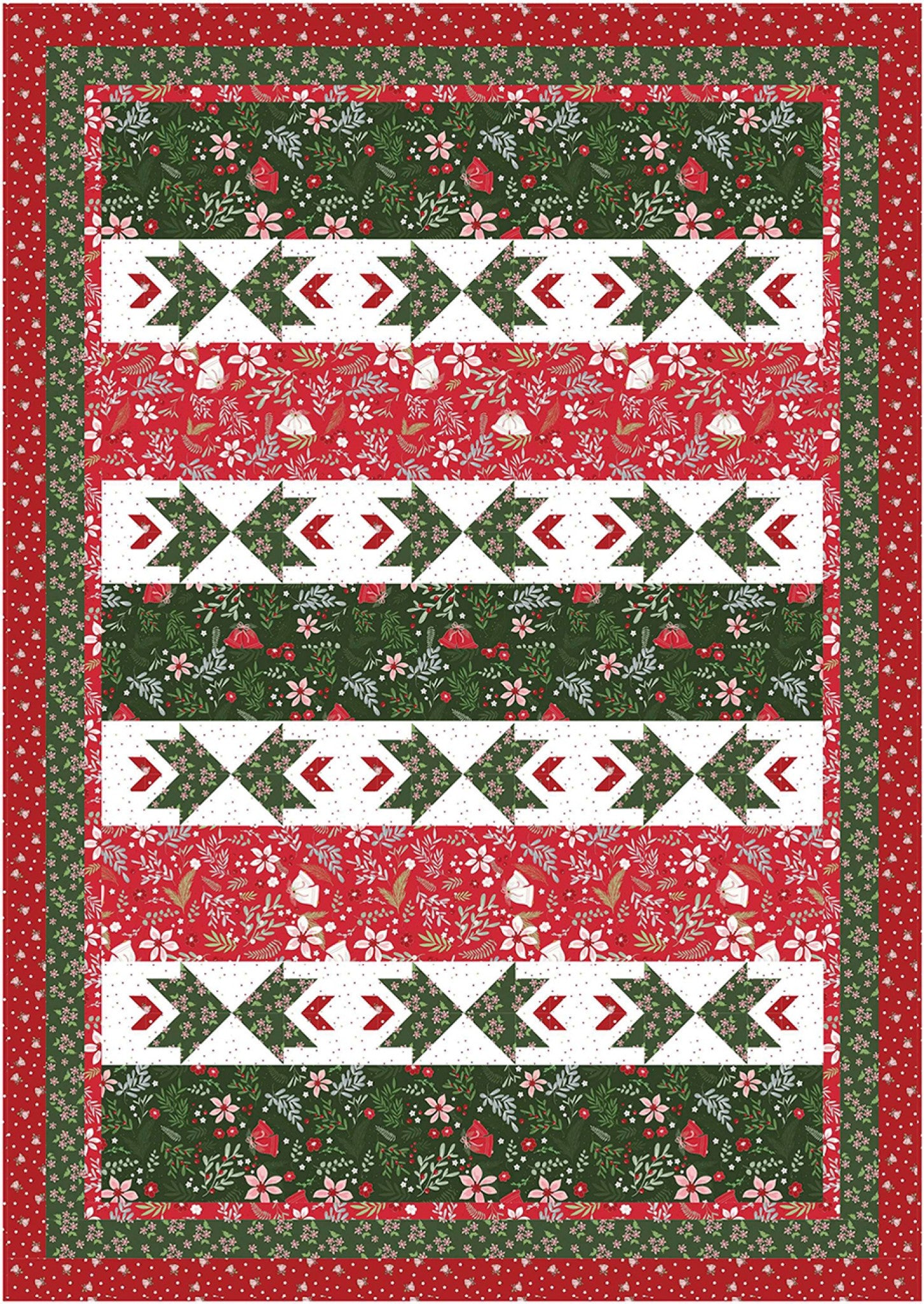 Holly Jolly 5-Yard Quilts by Fran Morgan for Fabric Cafe