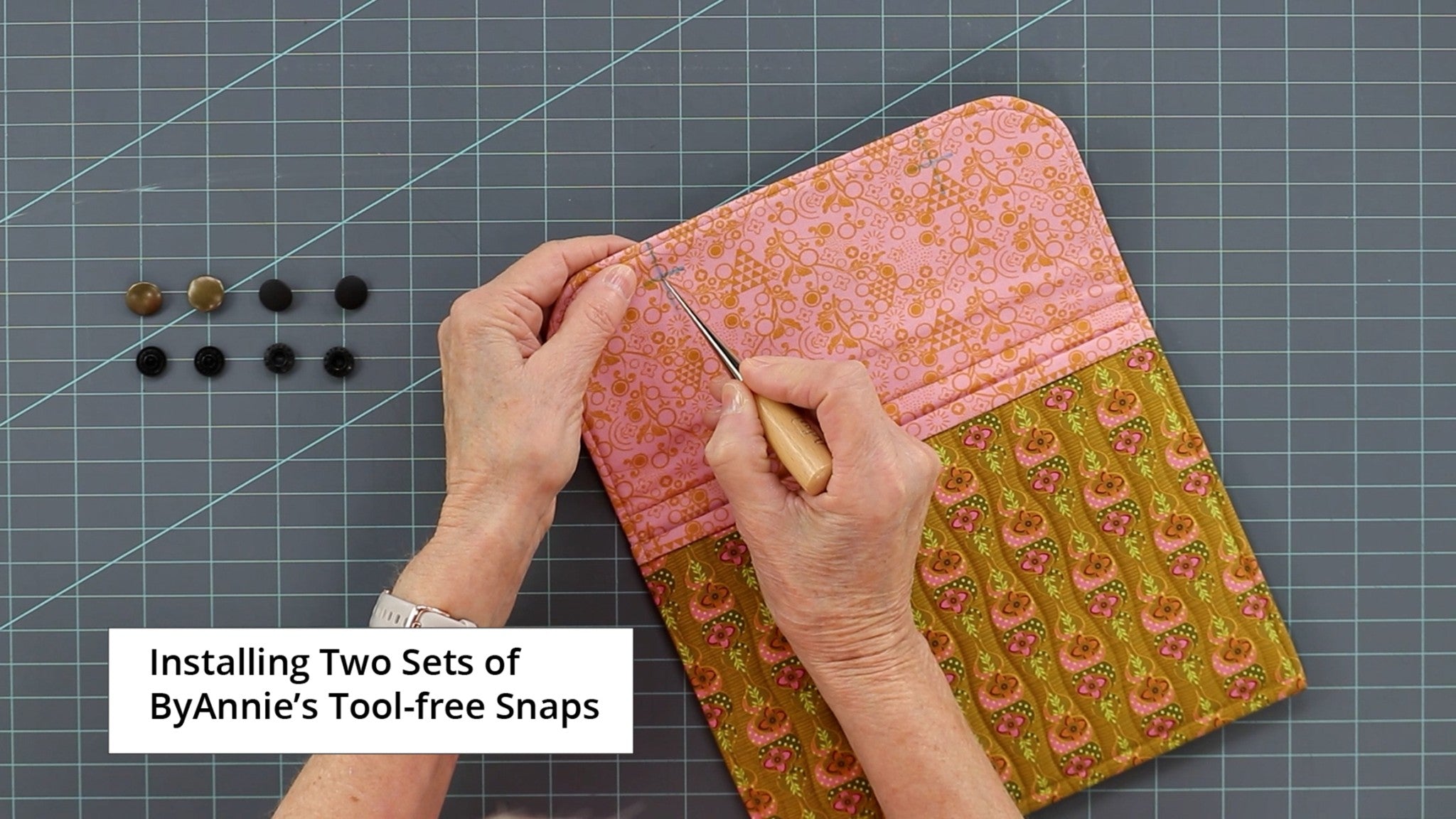 Tool-Free Snaps - Set Of Four - Nickel from ByAnnie
