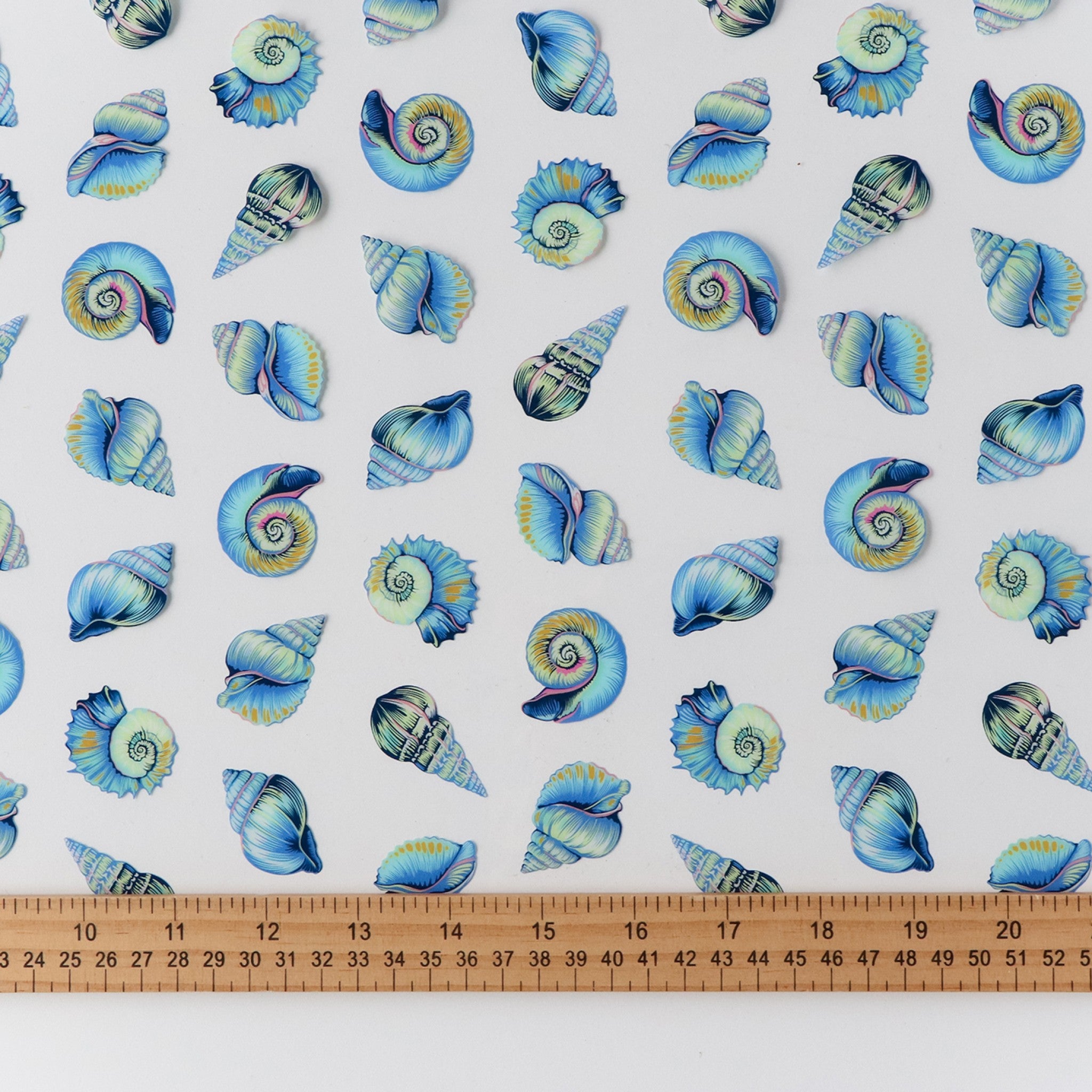 Tula Pink Floral Reef Collection: Lil' Shelly Vinyl 1/2 Yard Cut from Sallie Tomato