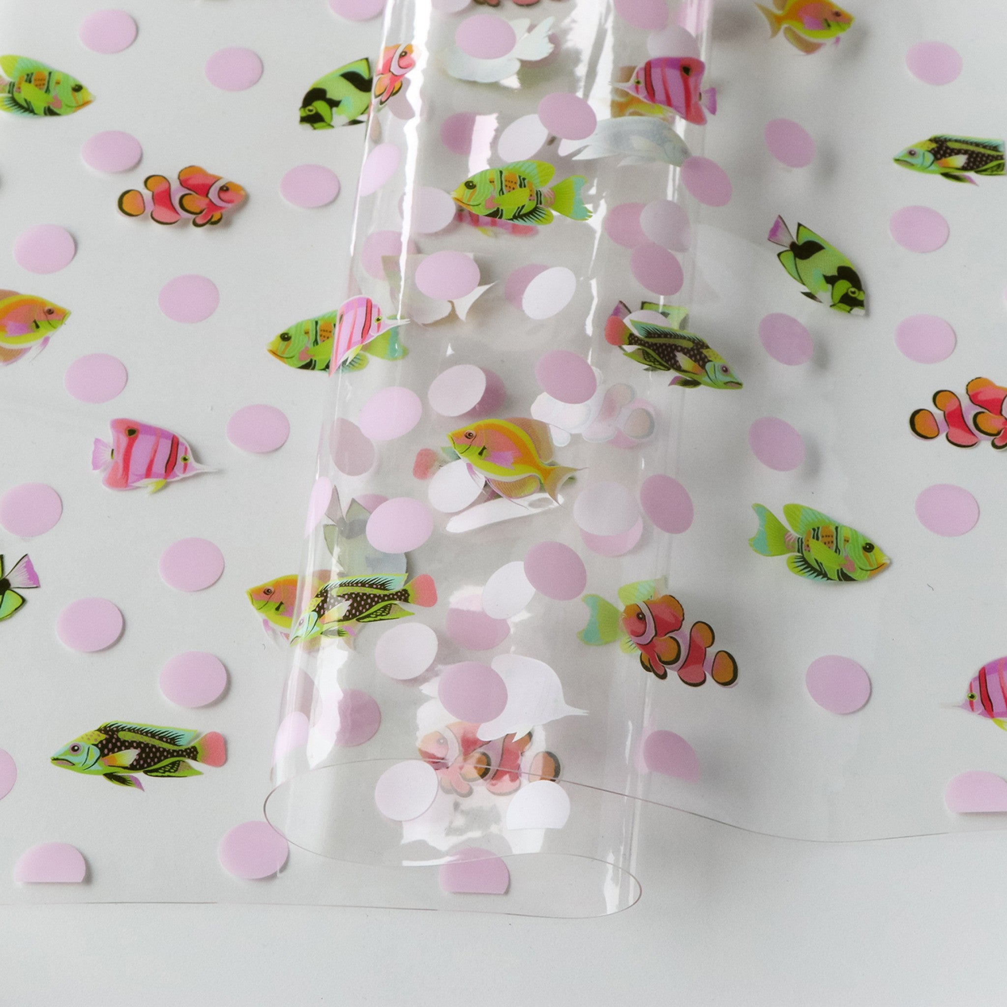 Tula Pink Floral Reef Collection: School Crossing Vinyl 1/2 Yard Cut from Sallie Tomato