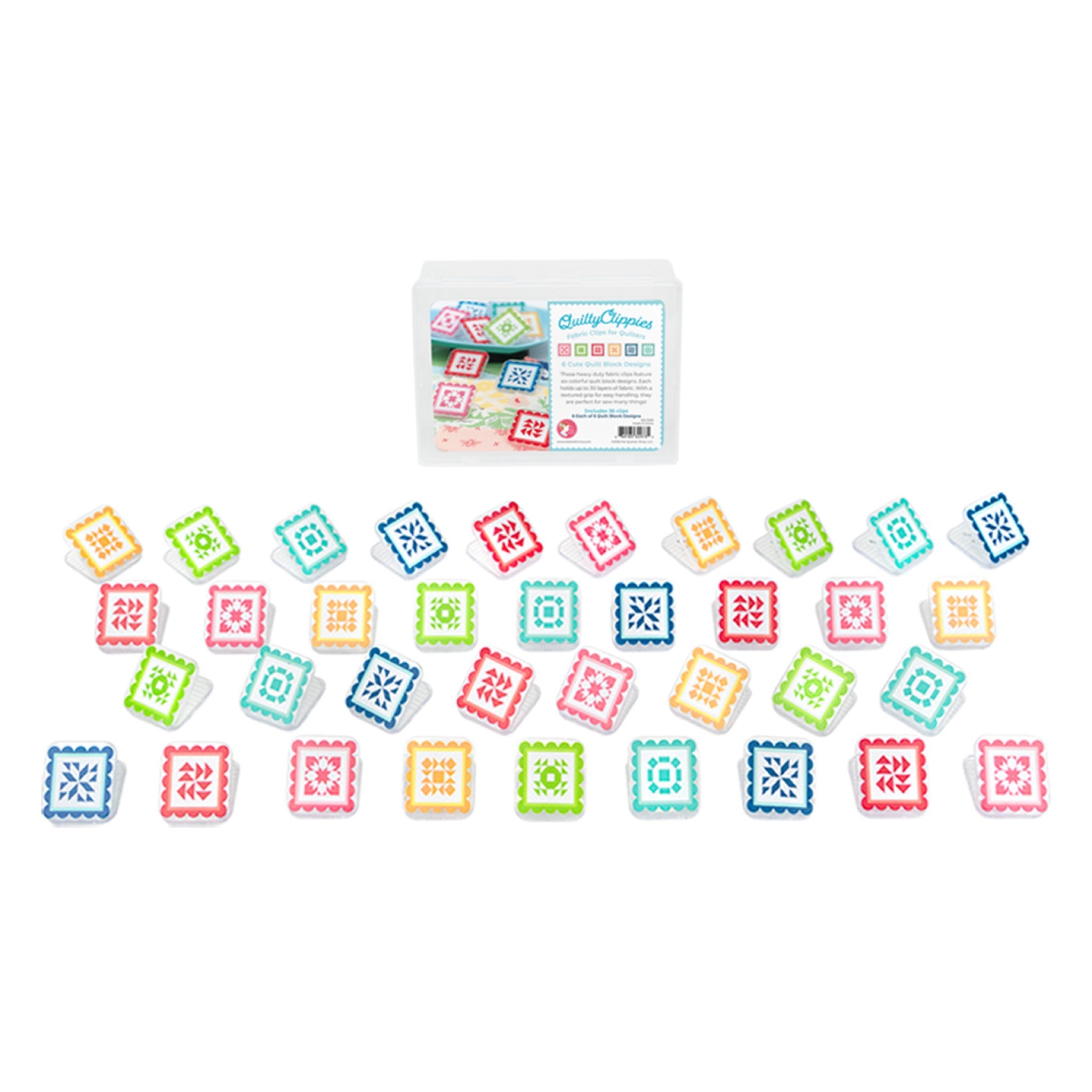 Quiltyclippies Fabric Clips from It's Sew Emma