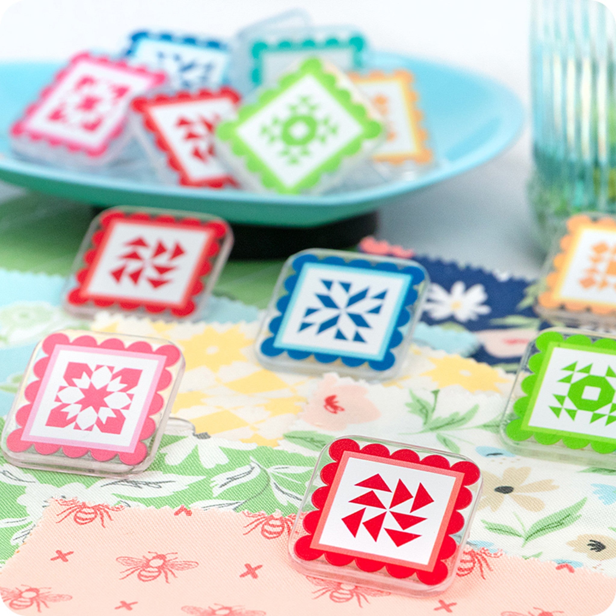 Quiltyclippies Fabric Clips from It's Sew Emma