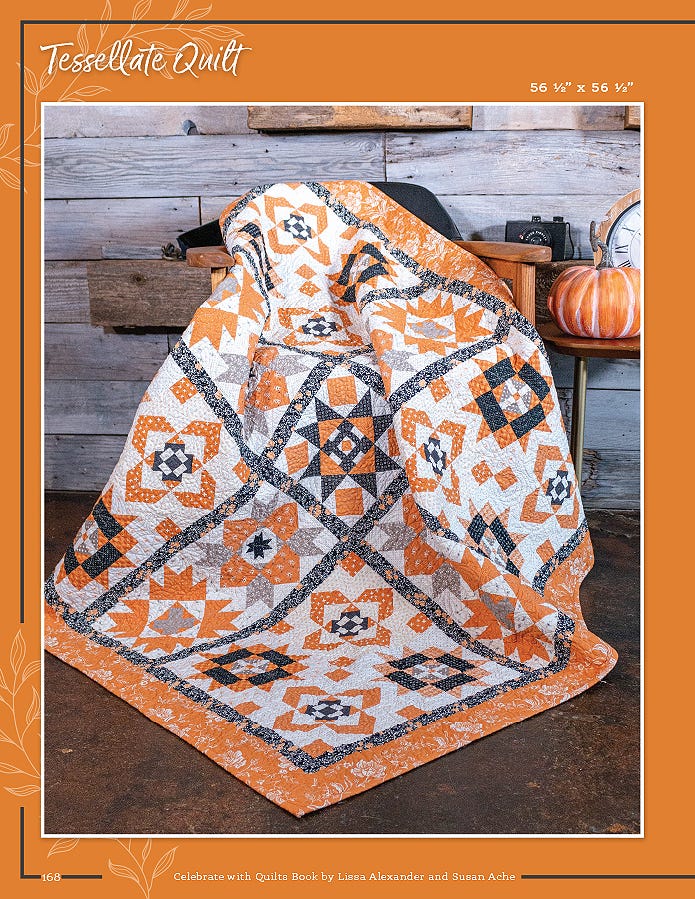Celebrate With Quilts Pattern Book by Susan Ache and Lissa Alexander for It's Sew Emma