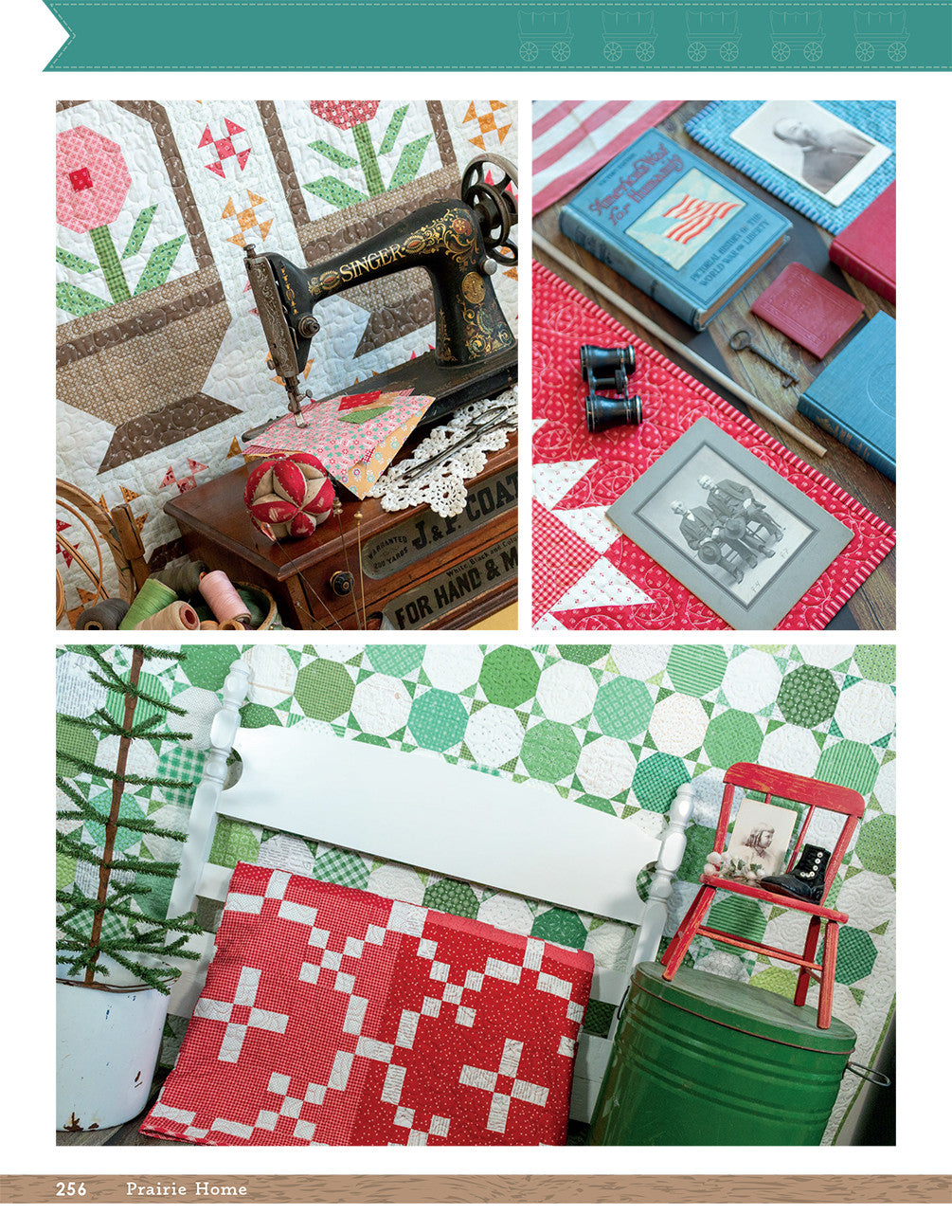 Prairie Home Quilt Pattern Book by Lori Holt for It's Sew Emma