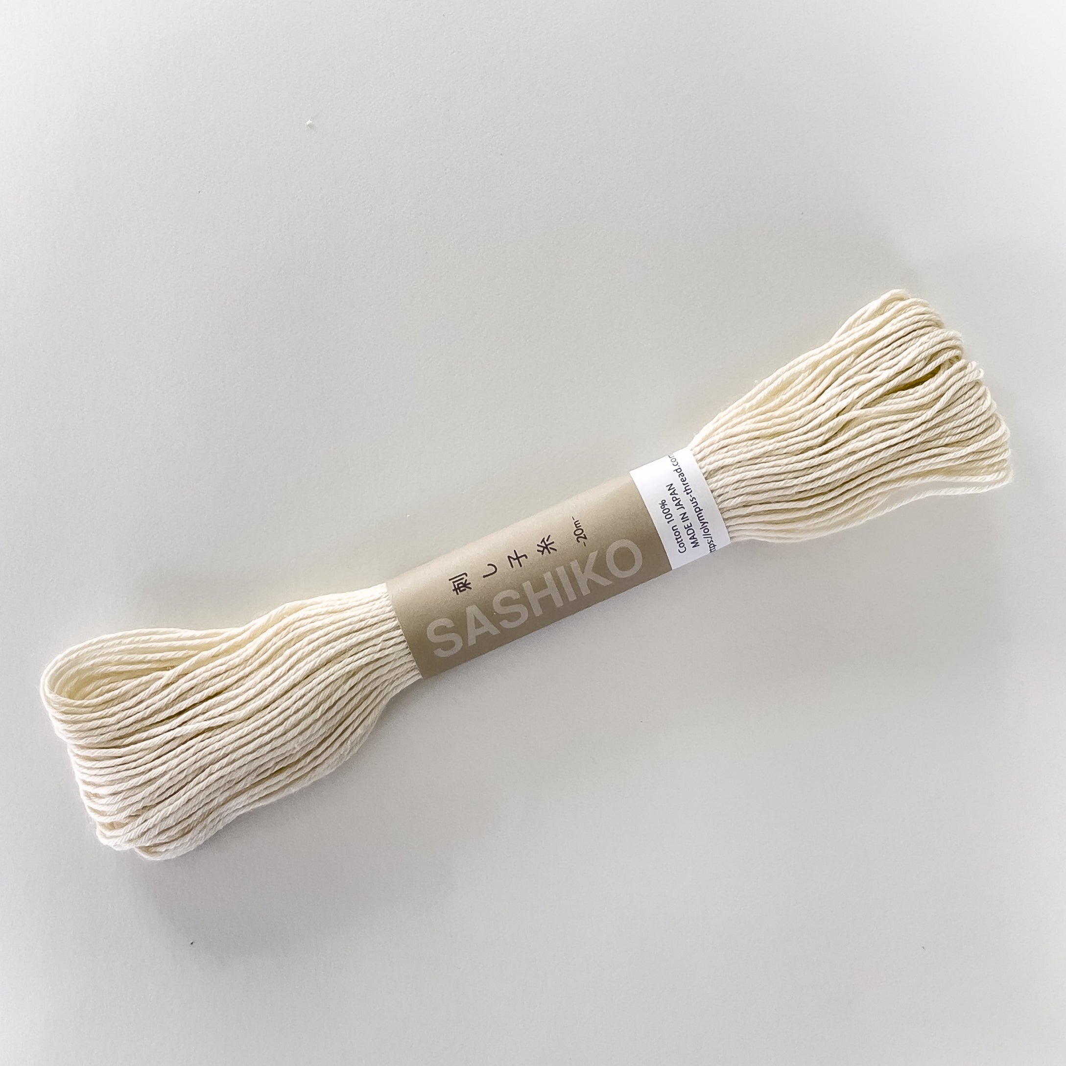 Olympus Sashiko Thread 22 Yards Off White from EmmaCreation