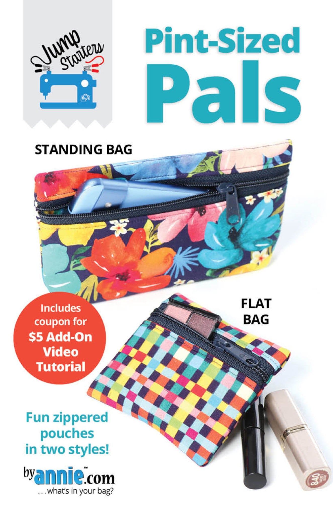Pint-size Pals Jump Starters Bag Sewing Patterns by Annie Unrein for ByAnnie