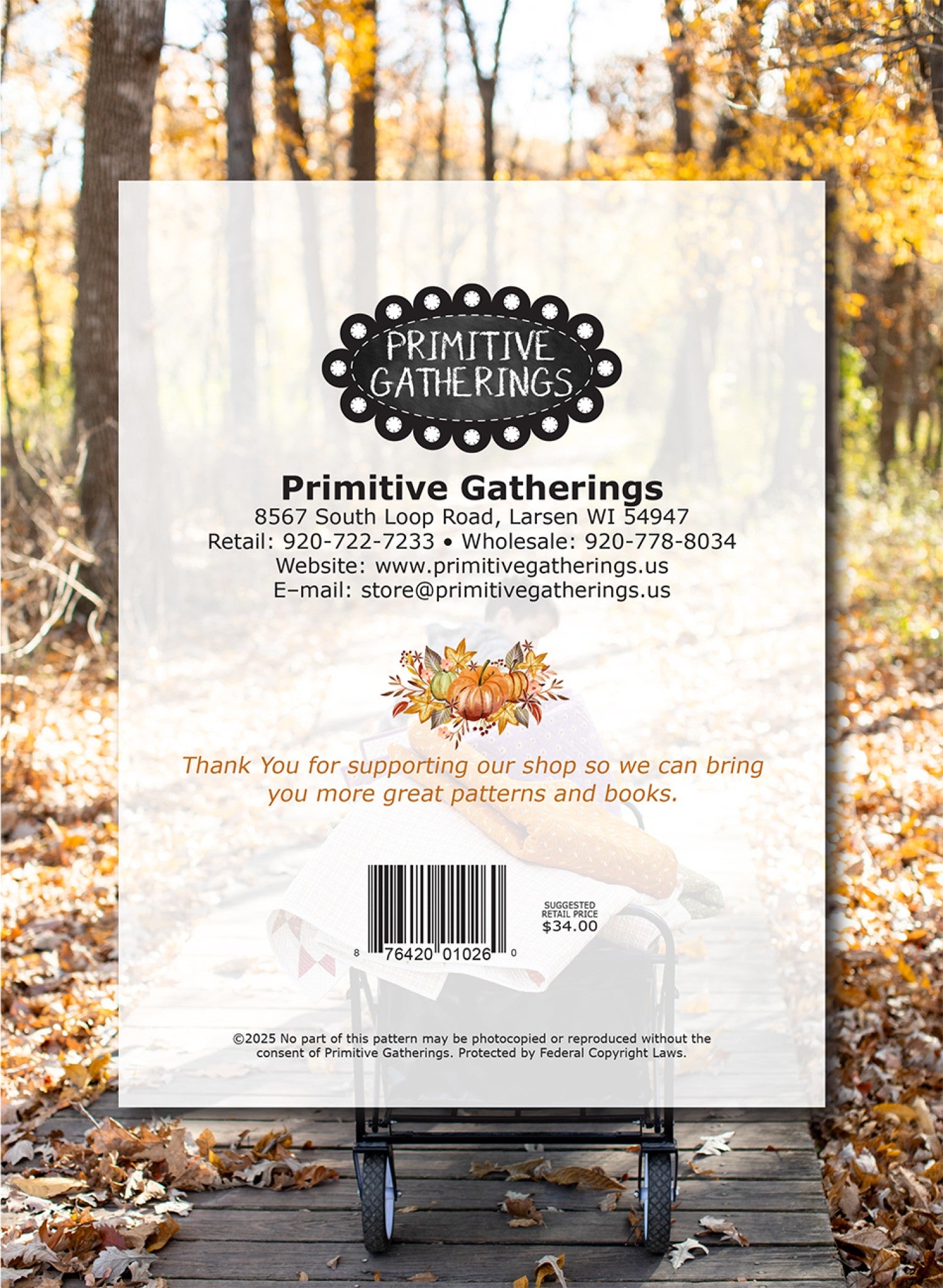 Pumpkin Spice Gatherings from Primitive Gatherings
