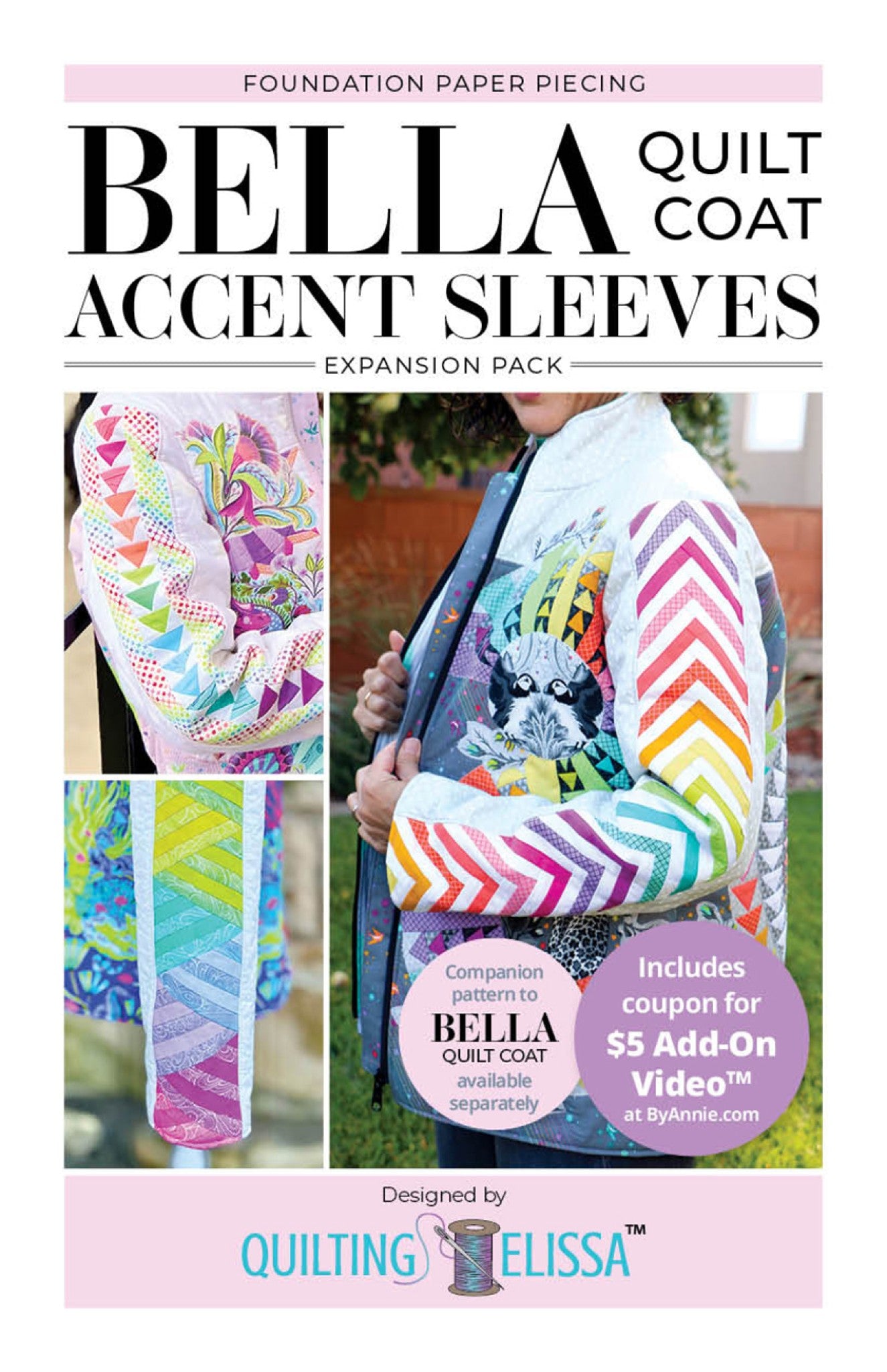 Bella Accent Sleeves - Fpp Expansion Pack (For Bella Quilted Coat) Sewing Pattern from ByAnnie