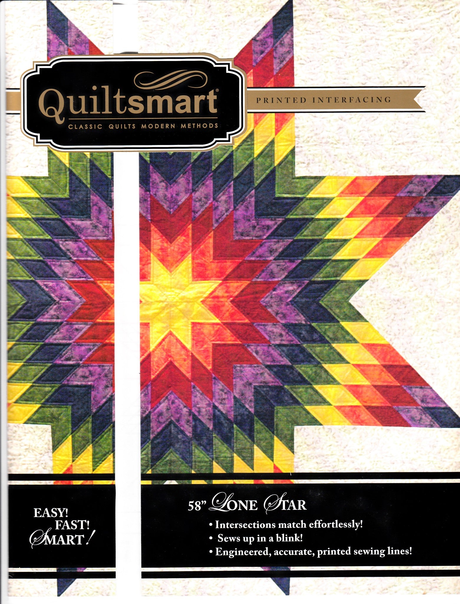 58In Lone Star Classic Pack Quilt Pattern from Quiltsmart