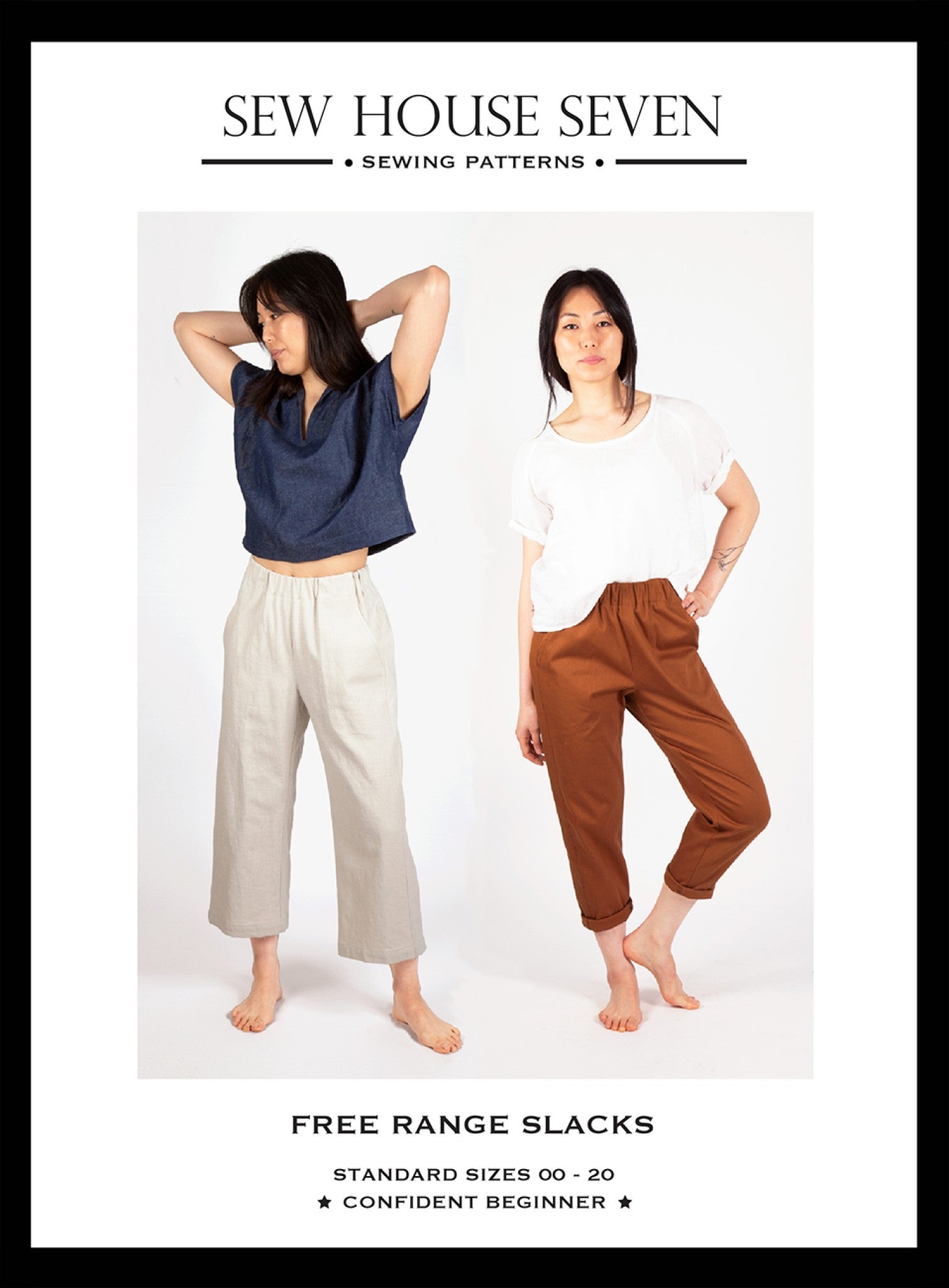 Free Range Slacks Sewing Pattern by Peggy Mead from Sew House Seven