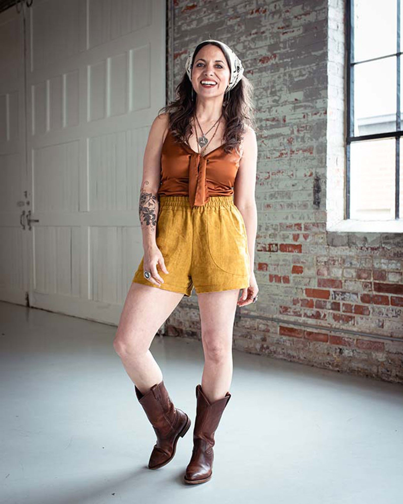 Chanterelle Pants And Shorts Sizes 0-24 Sewing Pattern by Meg McElwee from Sew Liberated