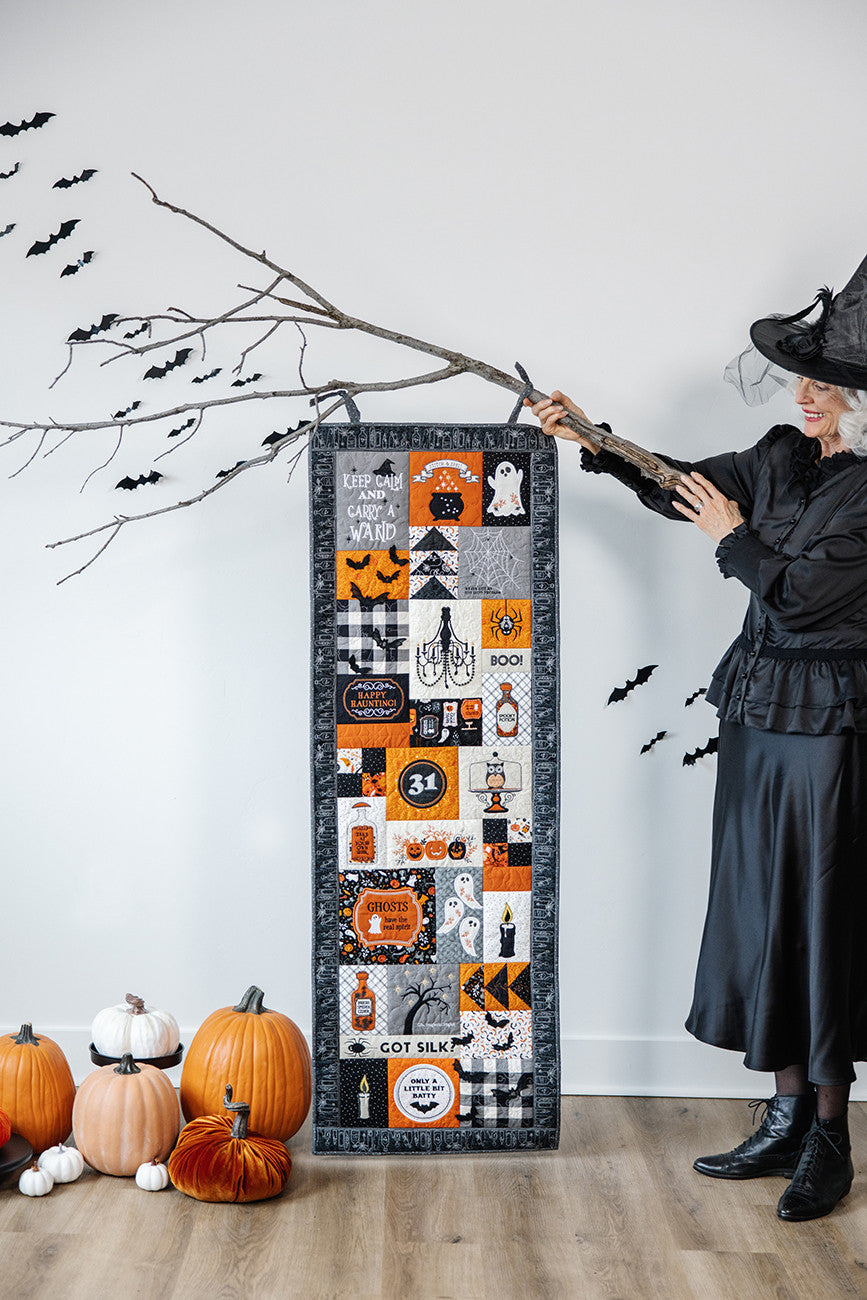 Pumpkins & Potions Ladder Quilt Pattern from Kimberbell