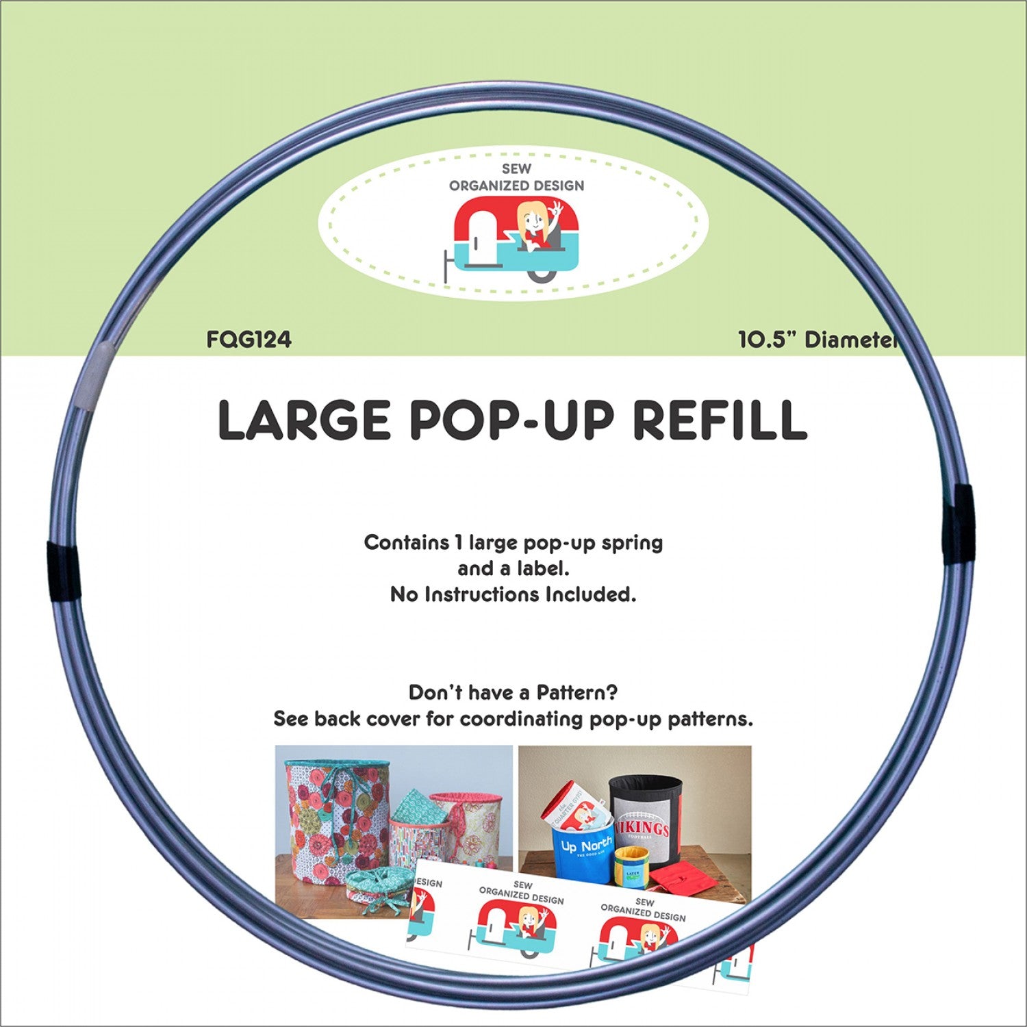 Large 10.5-Inch Pop Up Refill by Joanne Hillestad for Sew Organized Designs