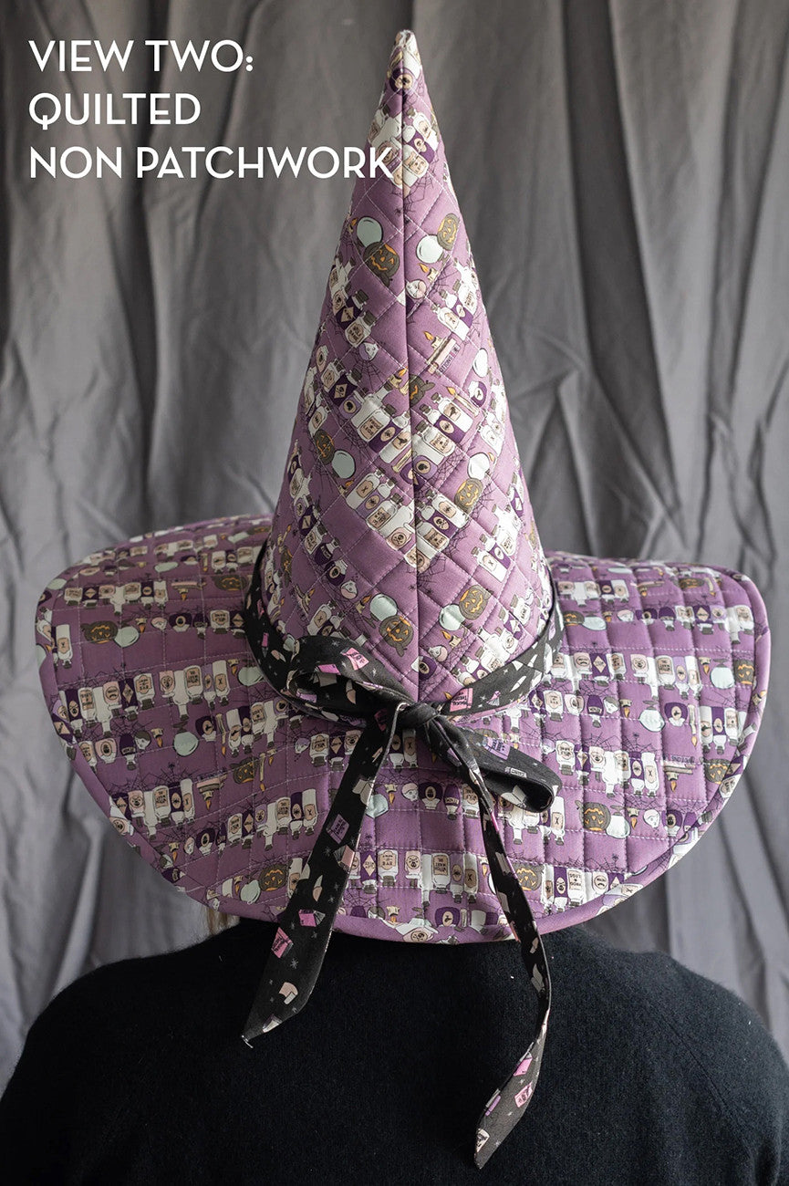 Spellbound Quilted Witch Hat Sewing Pattern by Melissa Mortenson