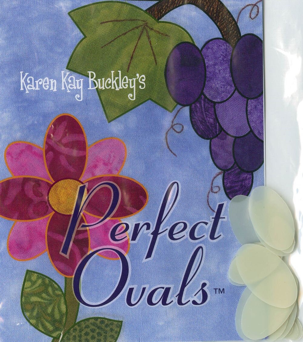 Perfect Ovals 10 Sizes, 20 Heat Resistant Plastic Templates by Karen Kay Buckley