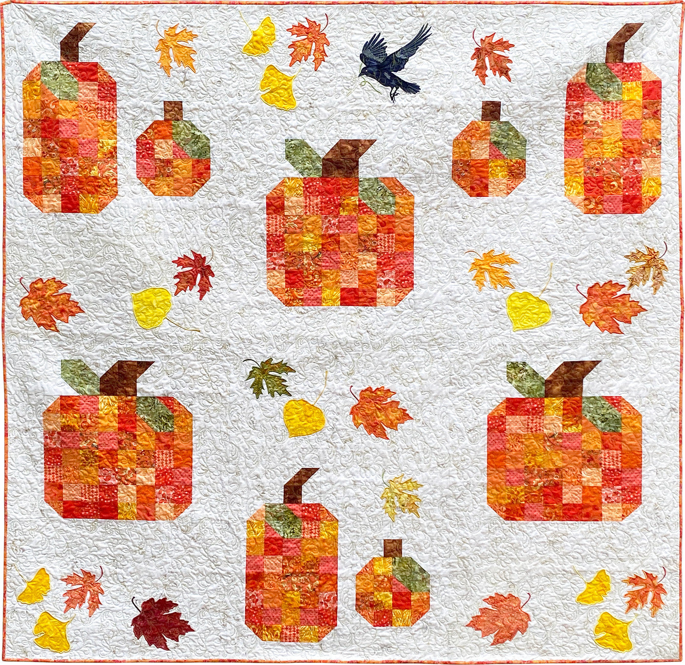 Mrs. Blossom's Pumpkin Patch Quilt Pattern by Christine Connor for Amelie Scott Designs